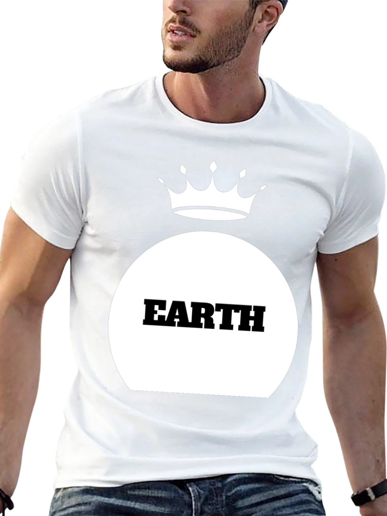 Earth Crown Black T-Shirt