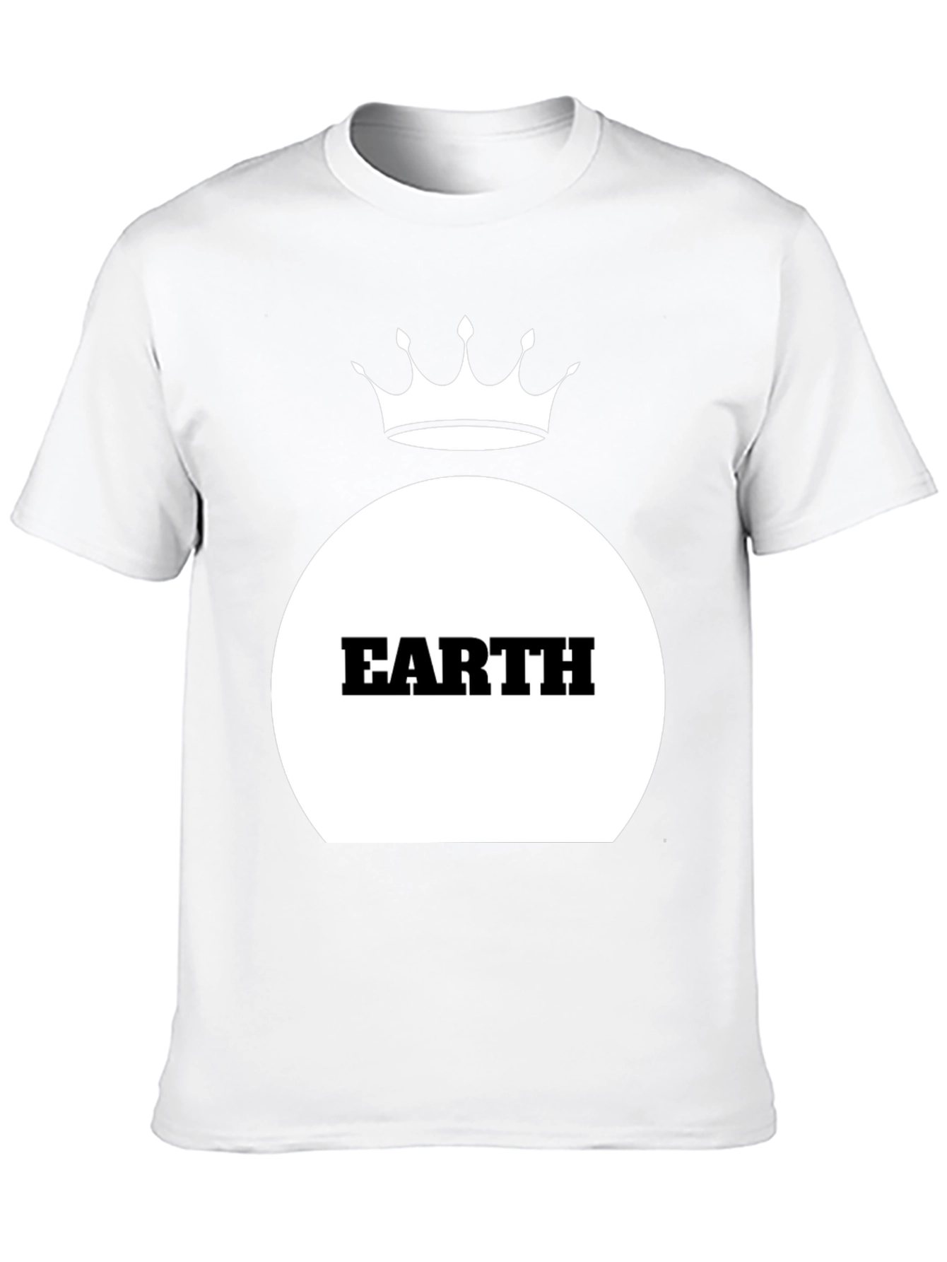 Earth Crown Black T-Shirt