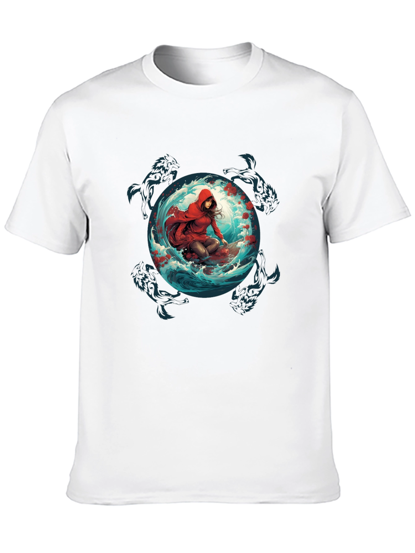 Red Riding Hood Wolves T-Shirt - Unique Graphic Tee