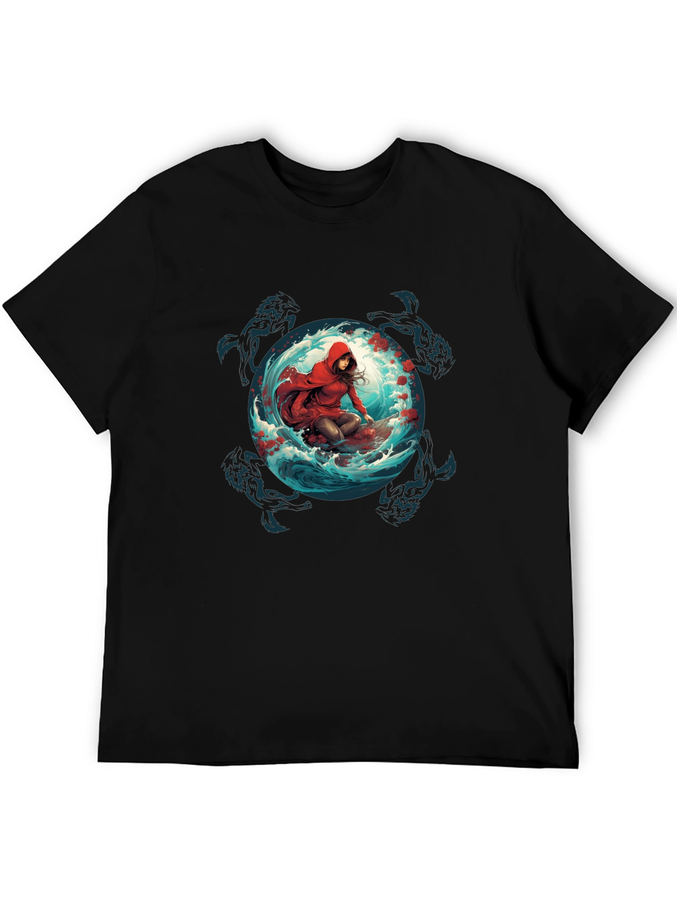 Red Riding Hood Wolves T-Shirt - Unique Graphic Tee