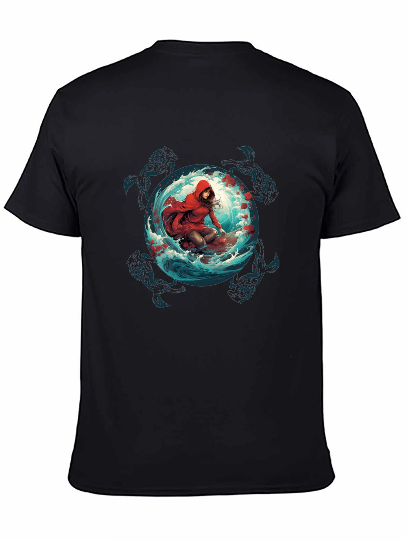 Red Riding Hood Wolves T-Shirt - Unique Graphic Tee