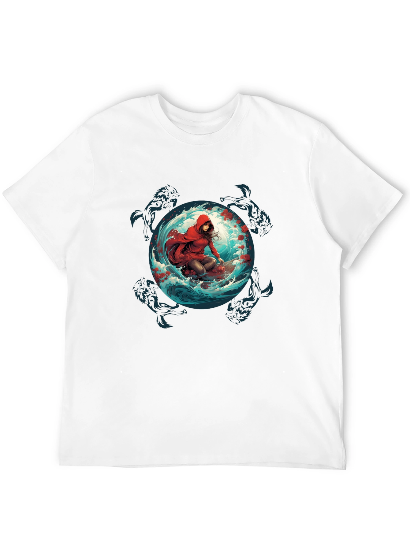 Red Riding Hood Wolves T-Shirt - Unique Graphic Tee