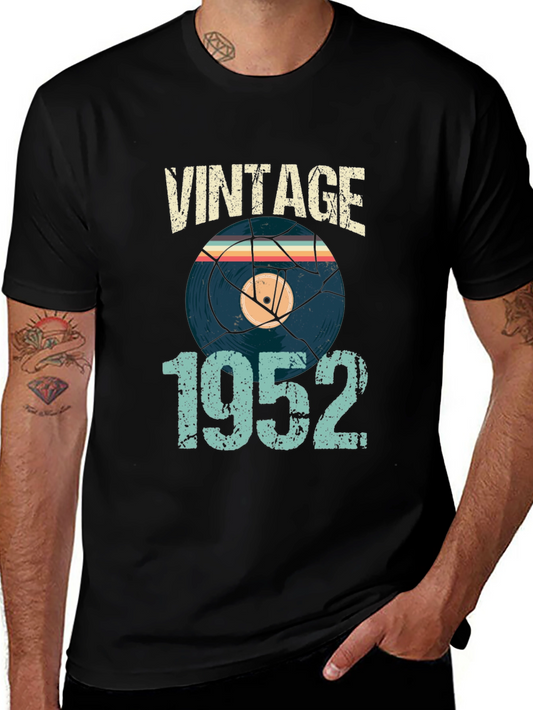 Vintage 1952 Record Graphic T-Shirt