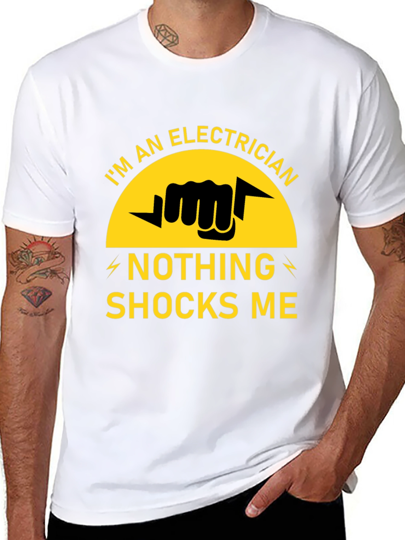 Electrician T-Shirt - Nothing Shocks Me