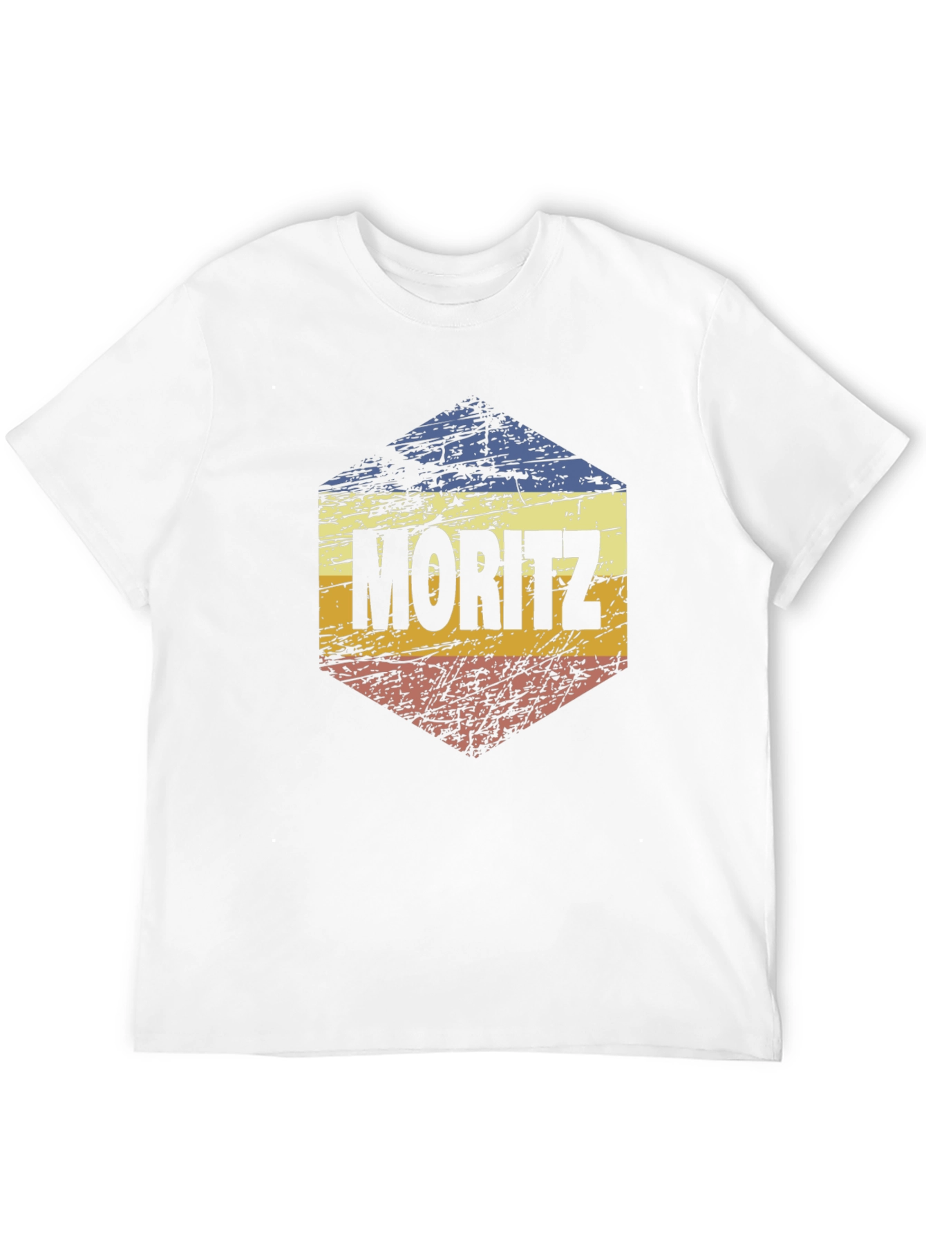 Moritz Retro Hexagon Graphic T-Shirt