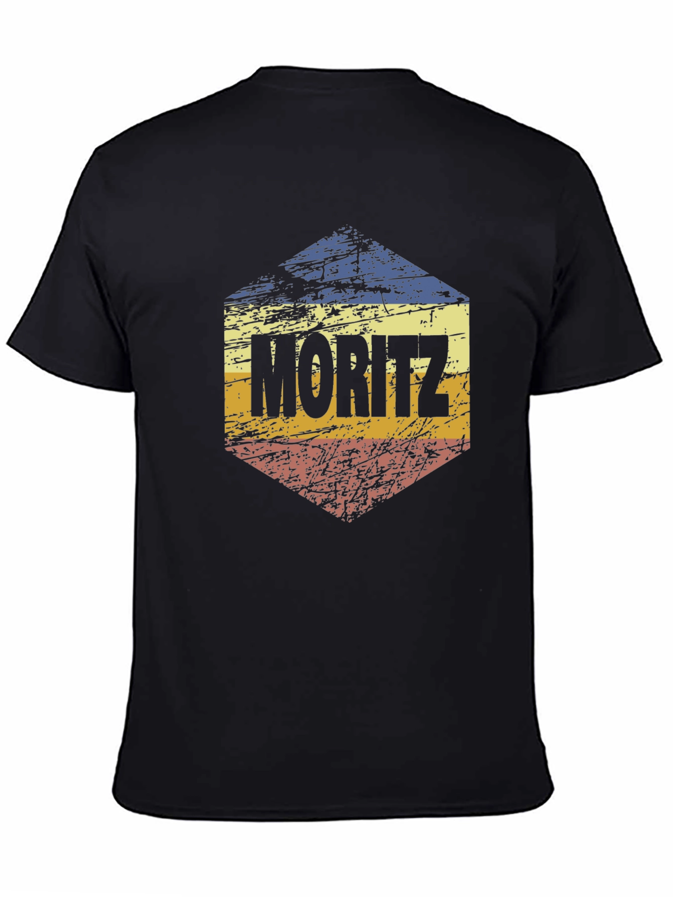 Moritz Retro Hexagon Graphic T-Shirt