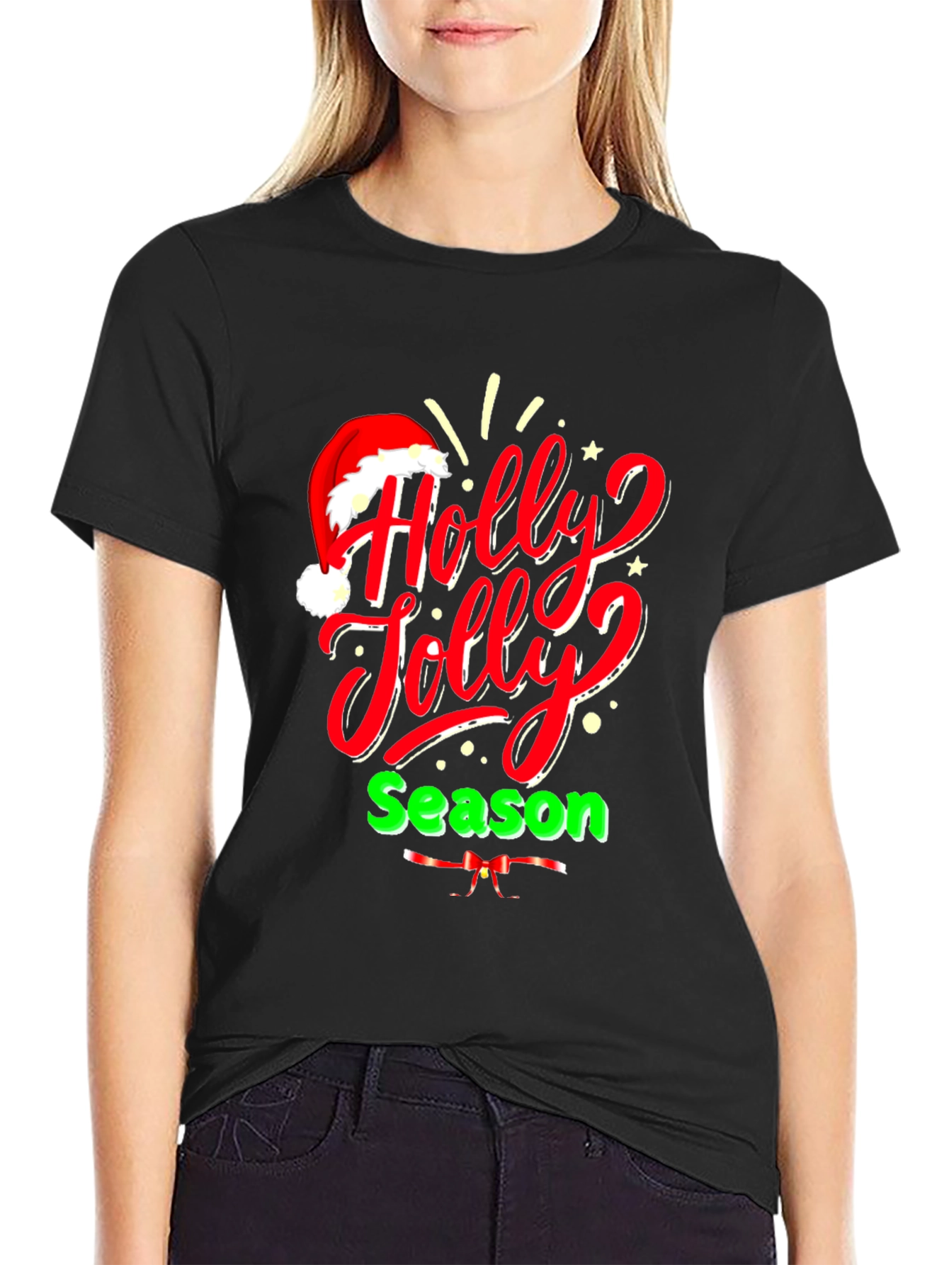 Holly Jolly Season T-Shirt - Christmas Holiday Tee