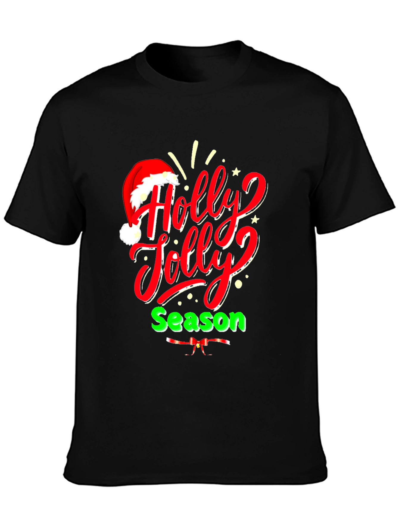 Holly Jolly Season T-Shirt - Christmas Holiday Tee