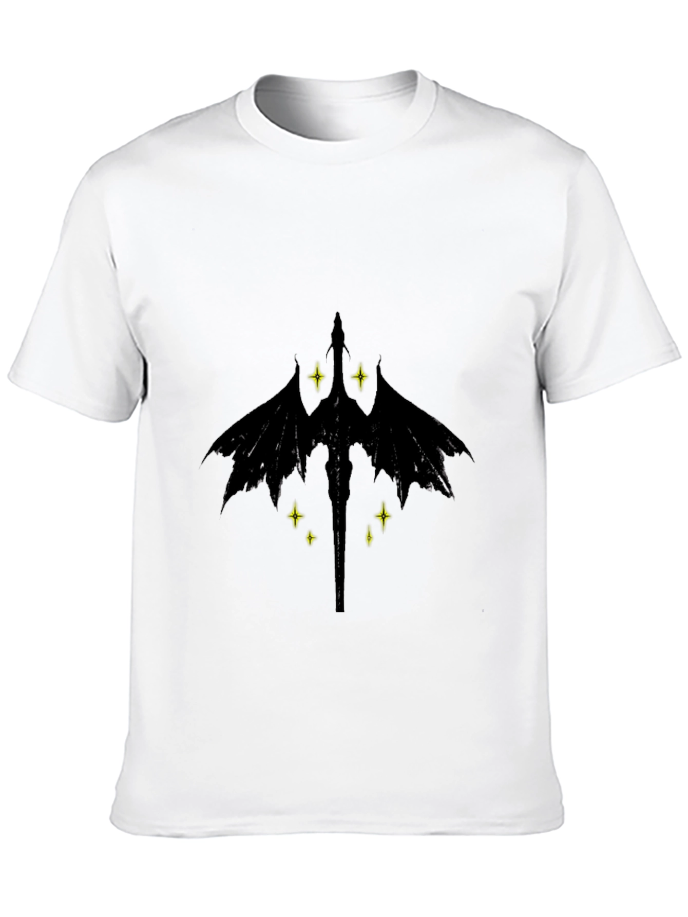 Dragon Emblem Graphic Black T-Shirt