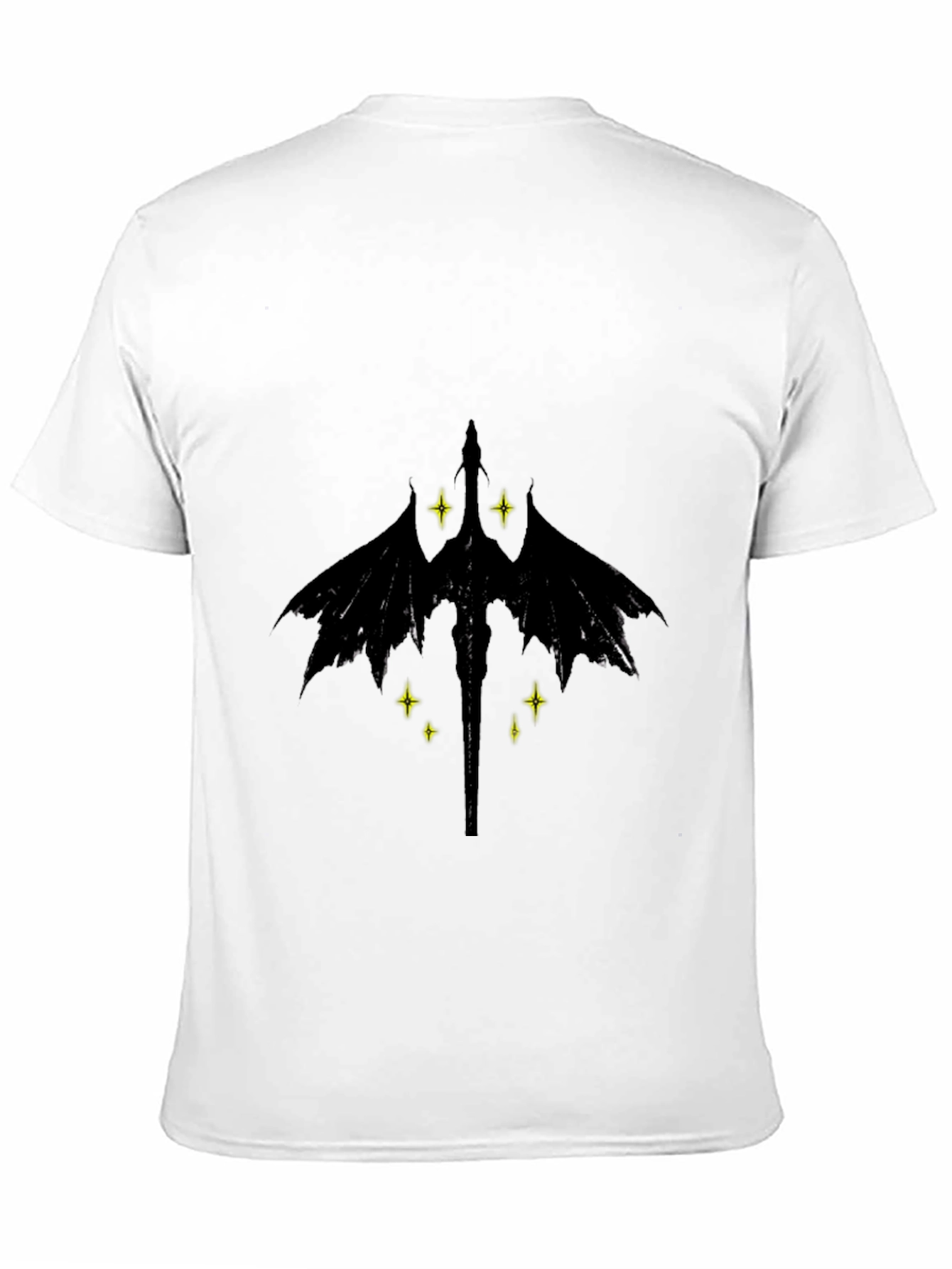 Dragon Emblem Graphic Black T-Shirt