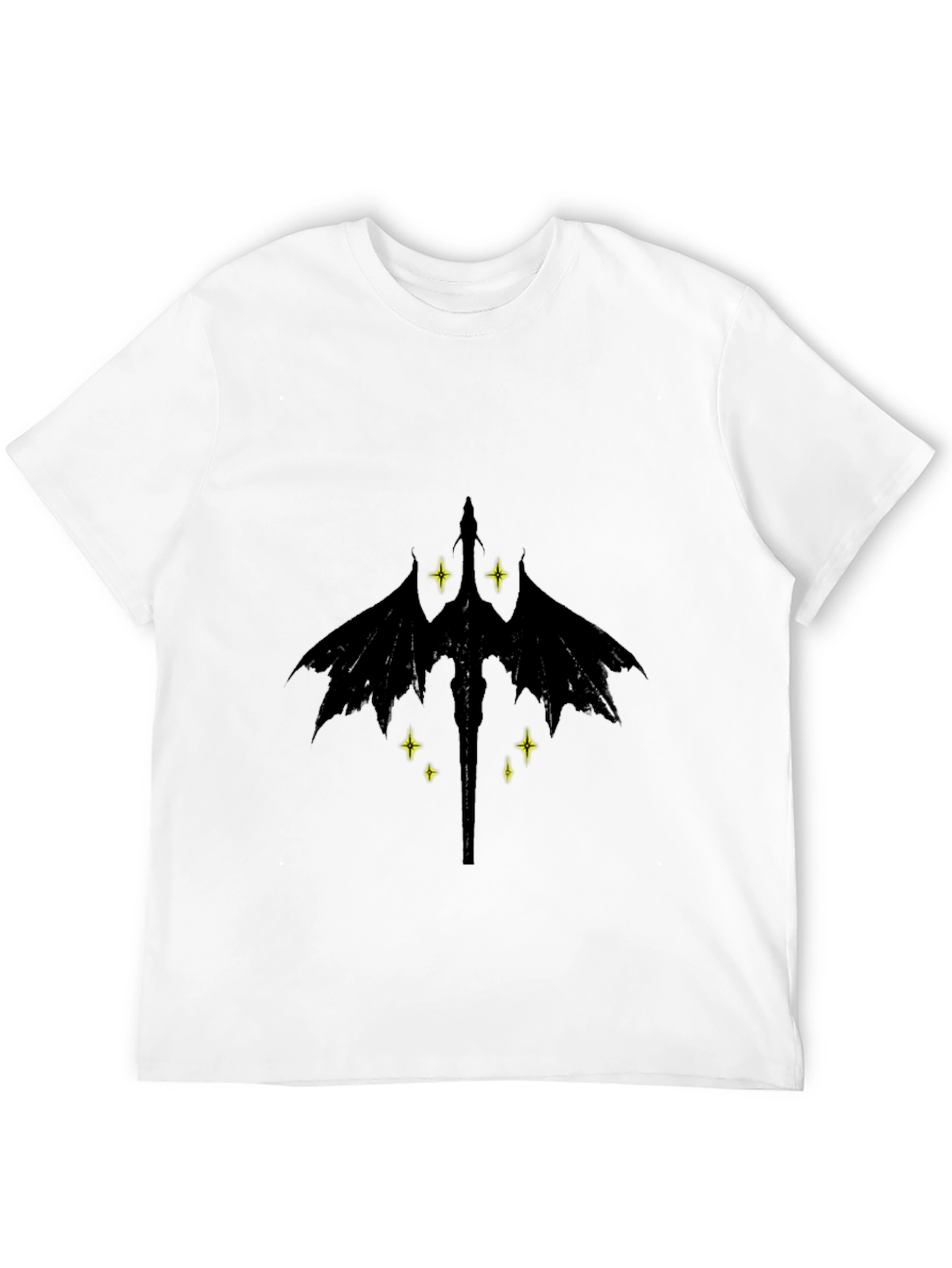 Dragon Emblem Graphic Black T-Shirt