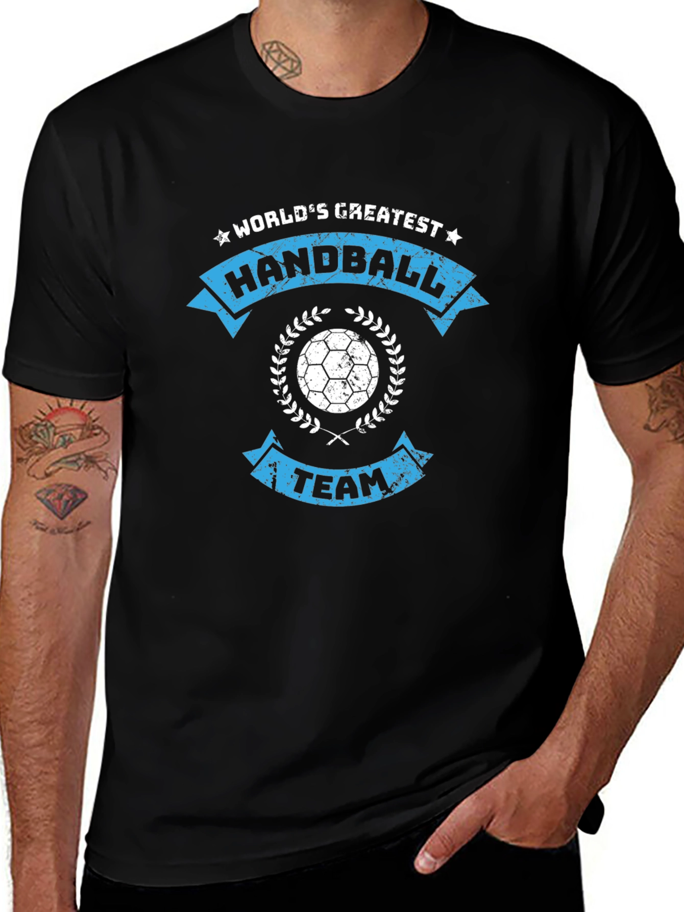 Worlds Greatest Handball Team Graphic T-Shirt