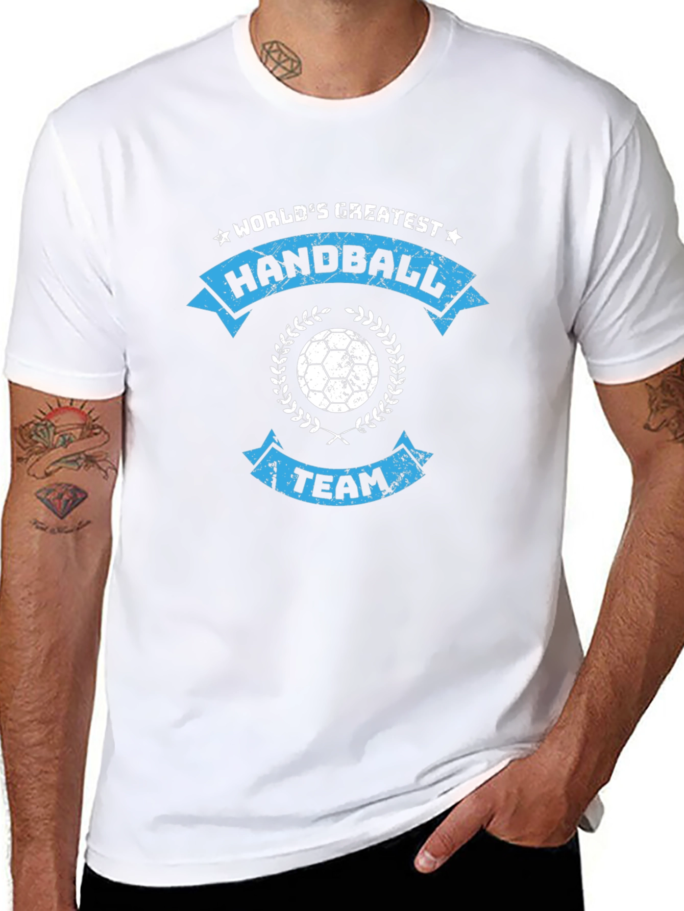 Worlds Greatest Handball Team Graphic T-Shirt