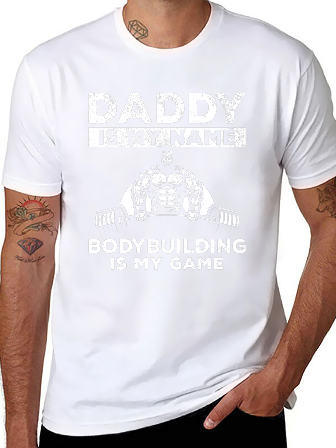 Daddy is My Name Bodybuilding T-Shirt