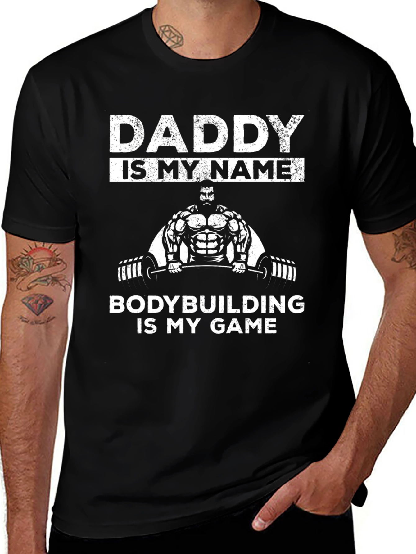 Daddy is My Name Bodybuilding T-Shirt