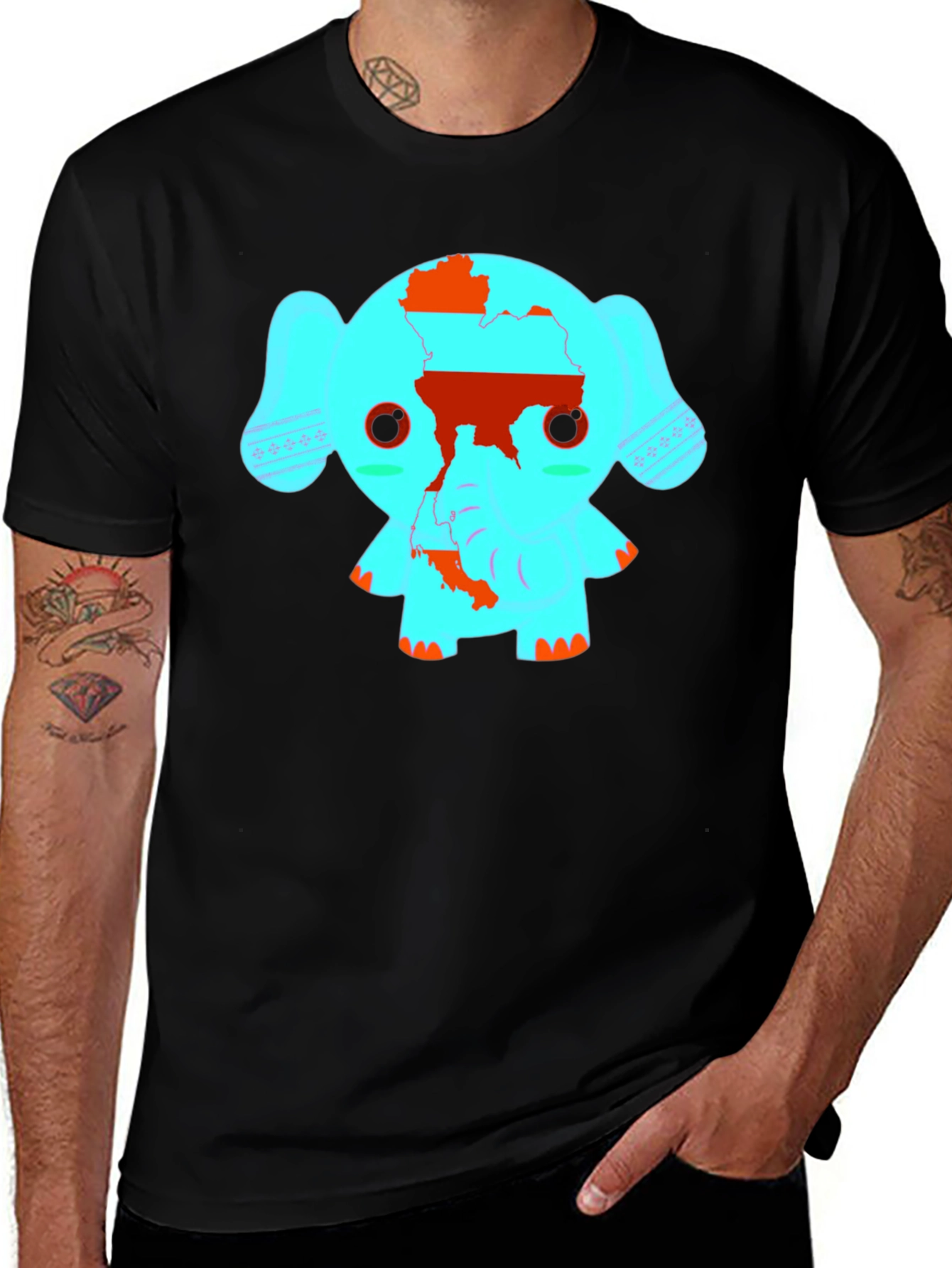 Thailand Elephant T-Shirt - Novelty Design