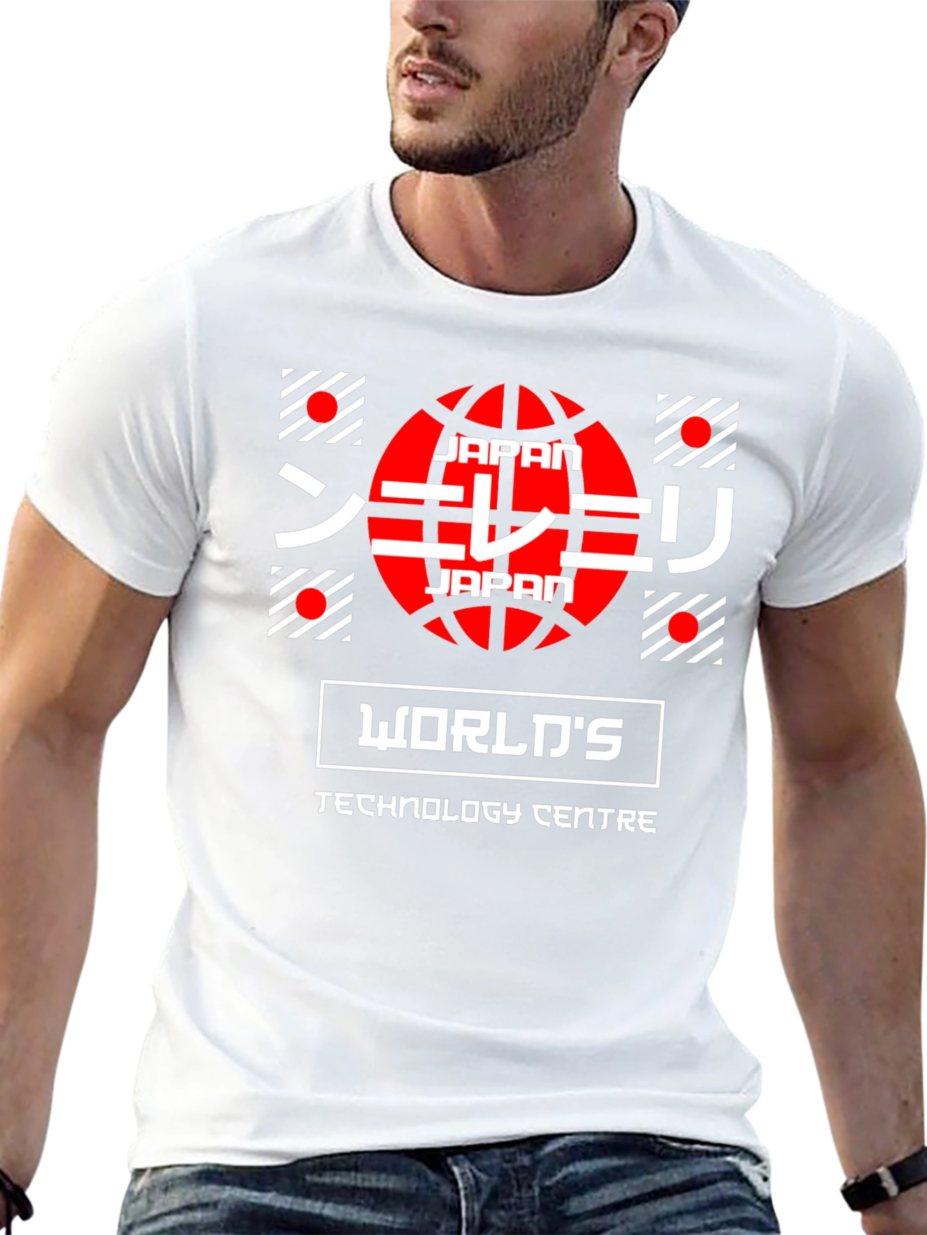 Japan Worlds Tech Center Graphic T-Shirt