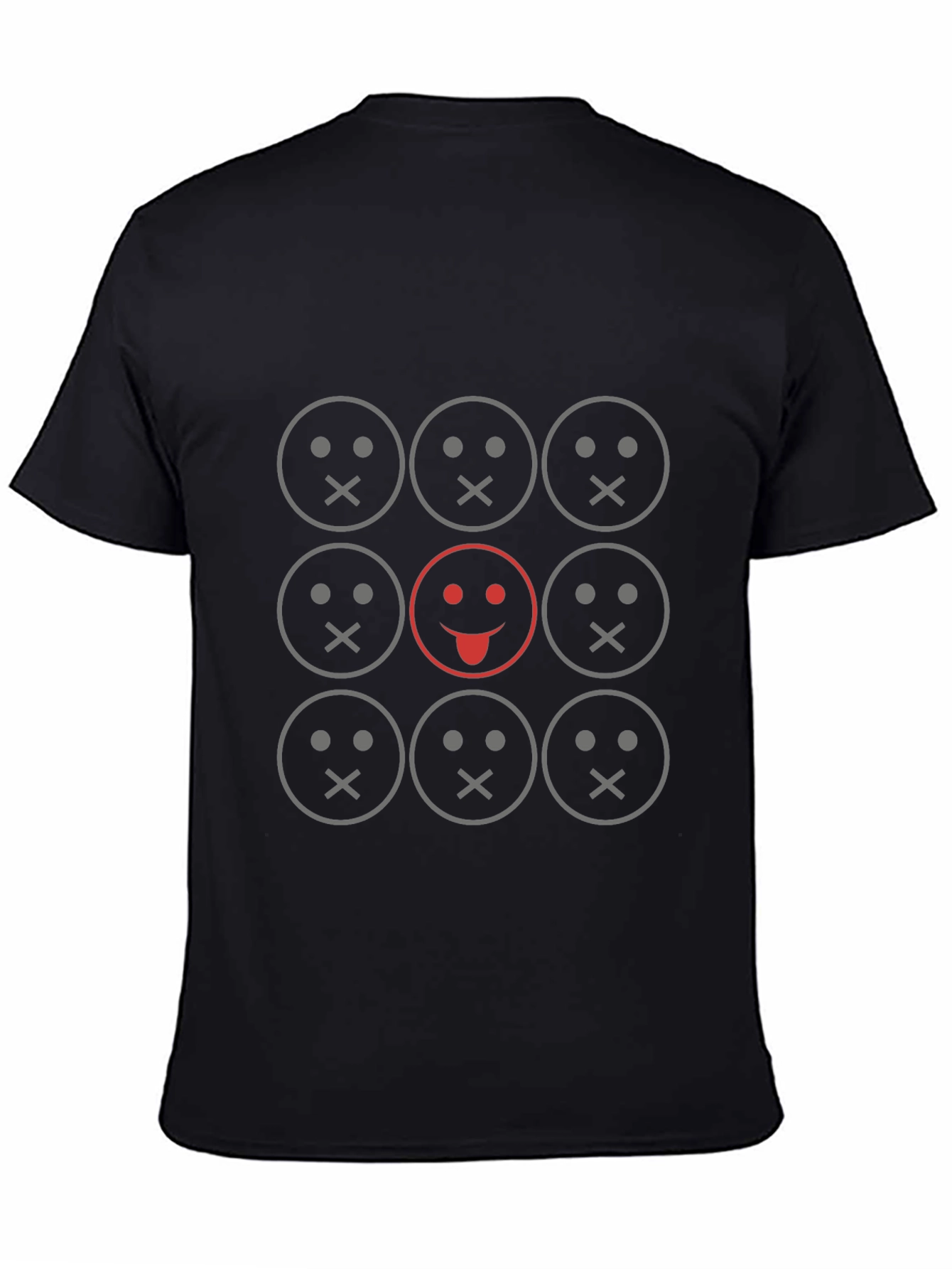 Unique Smiley Face Graphic Tee