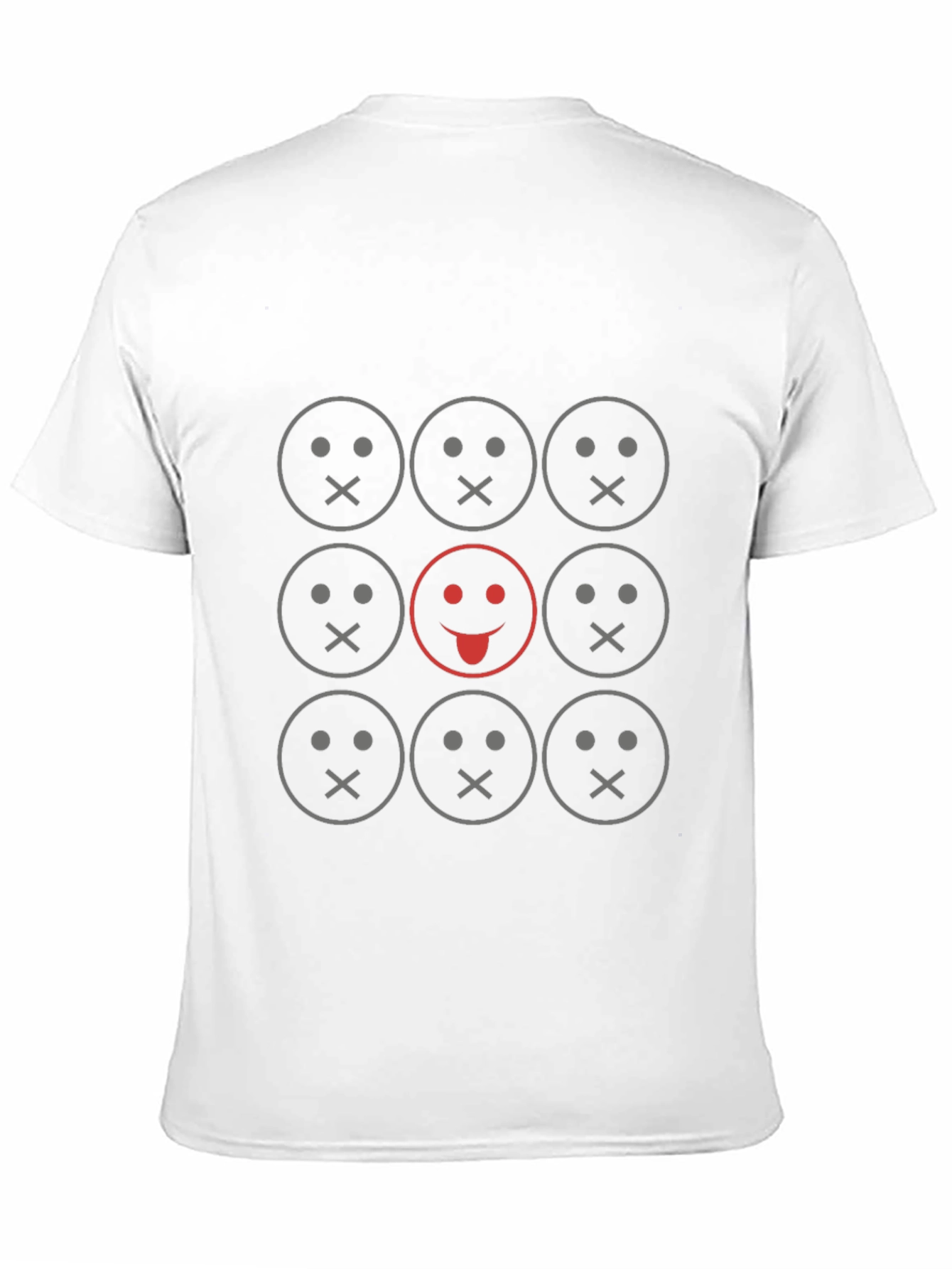 Unique Smiley Face Graphic Tee