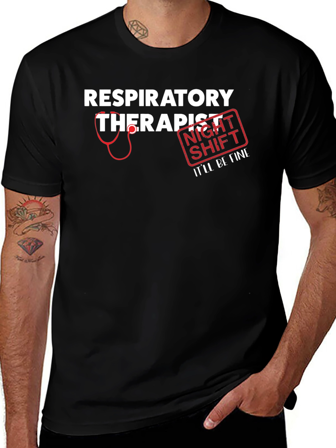 Respiratory Therapist Night Shift Graphic Tee