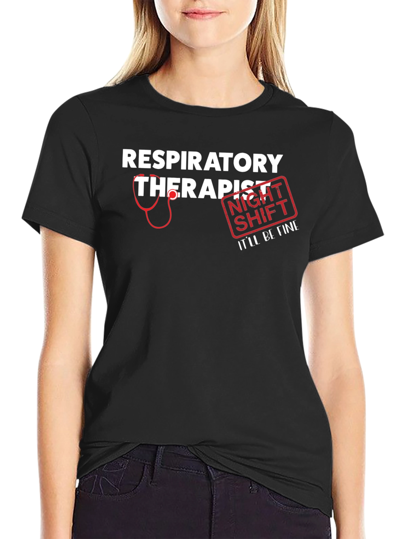 Respiratory Therapist Night Shift Graphic Tee