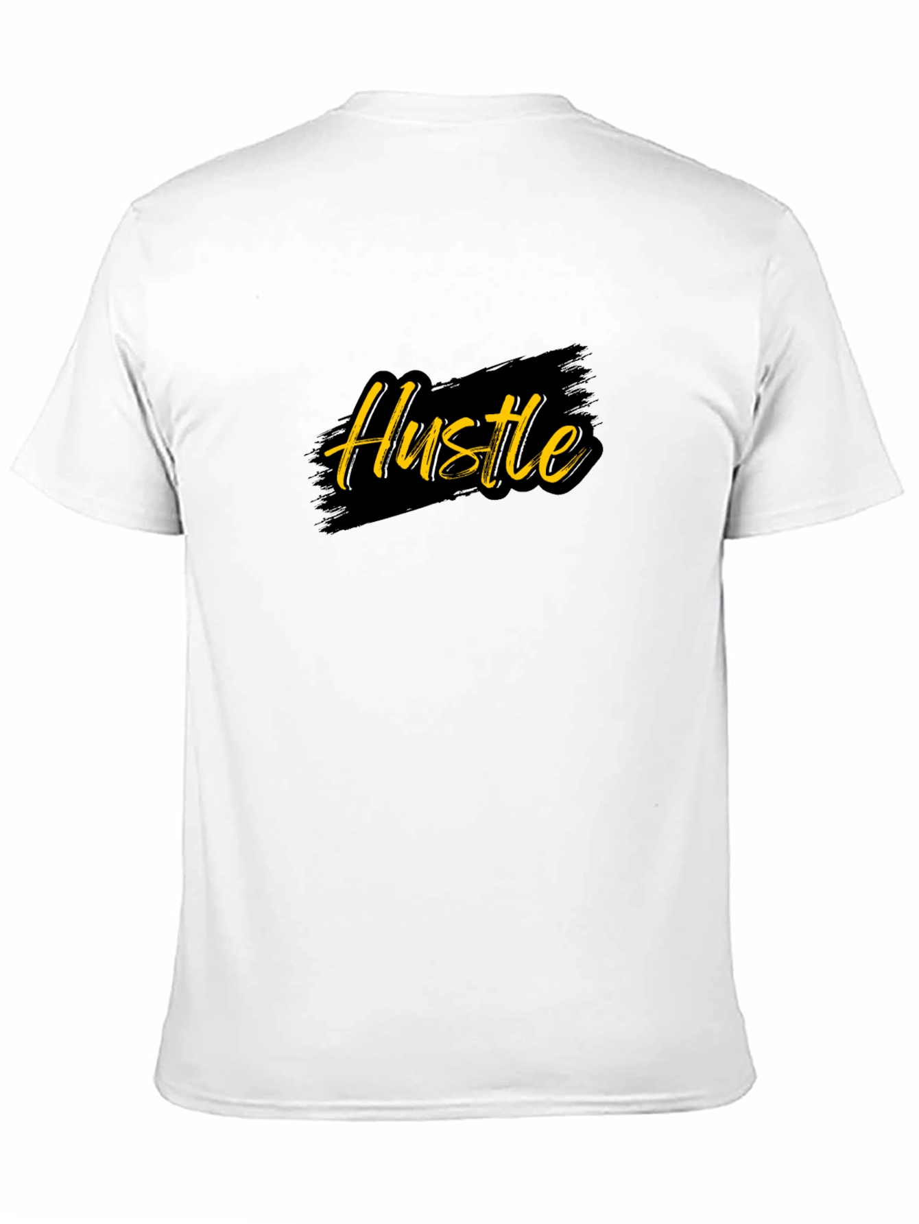 Mens Black Hustle Graphic T-Shirt