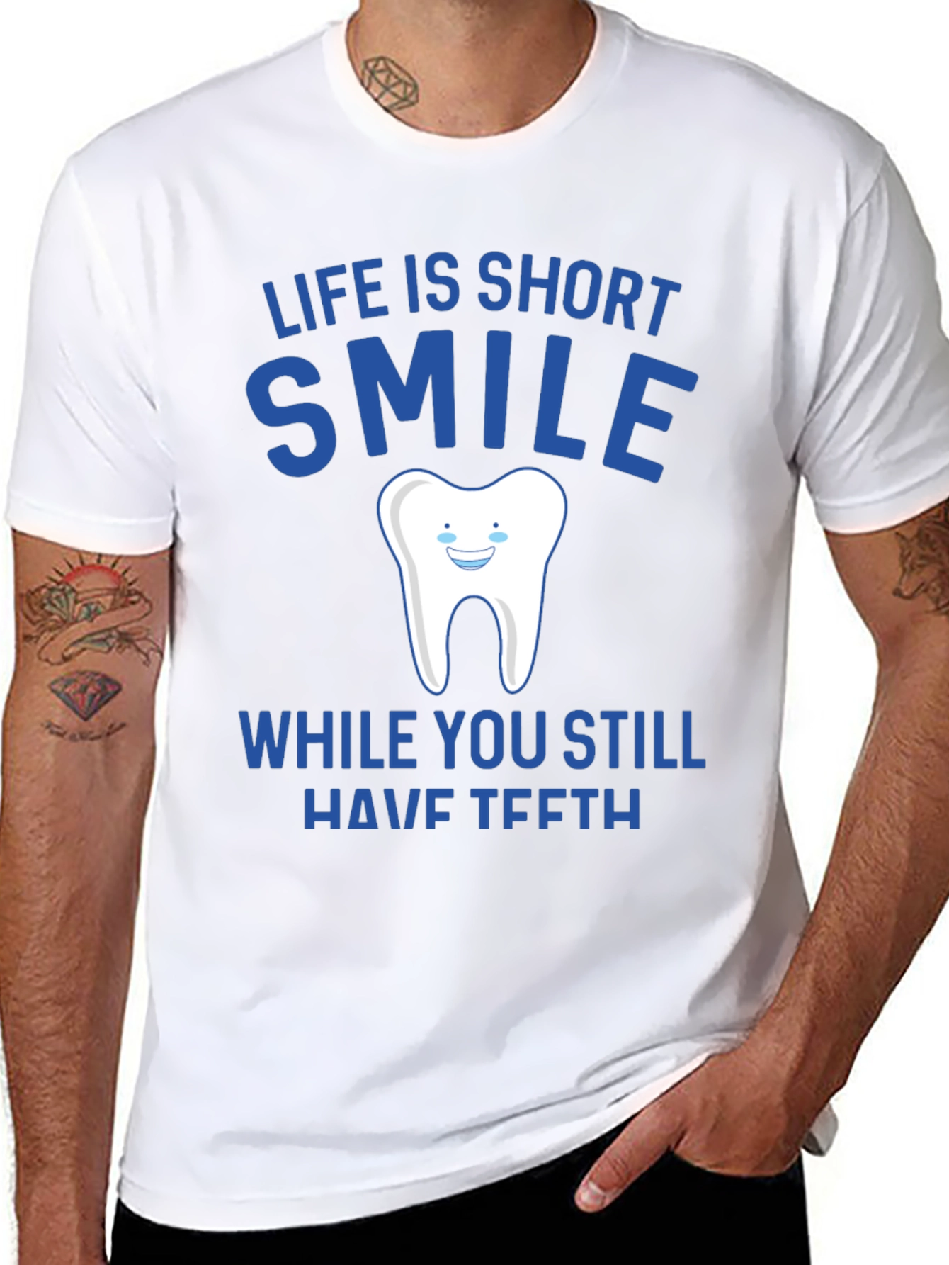 Life is Short Smile T-Shirt