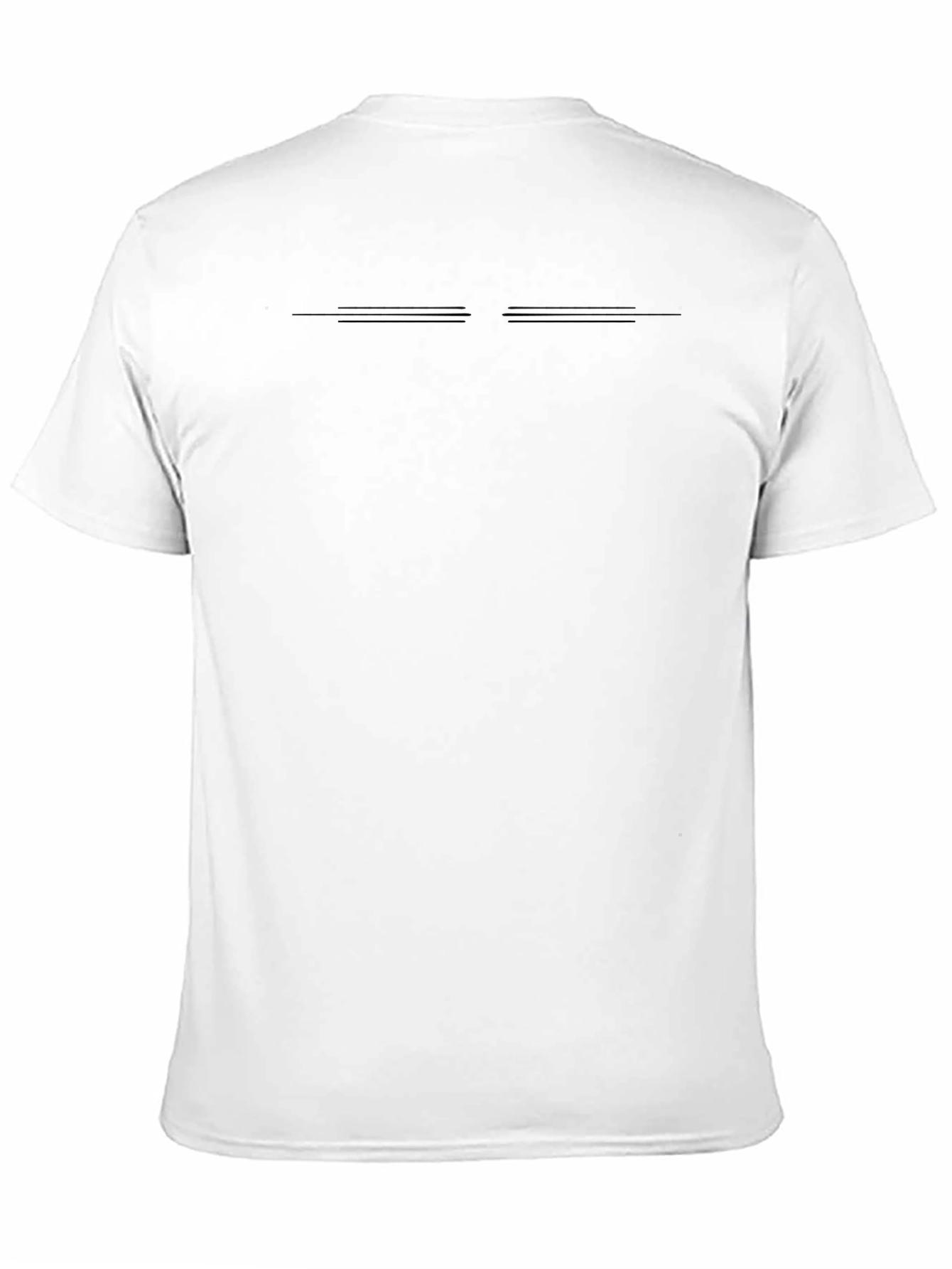 Mens Classic Black Crew Neck T-Shirt