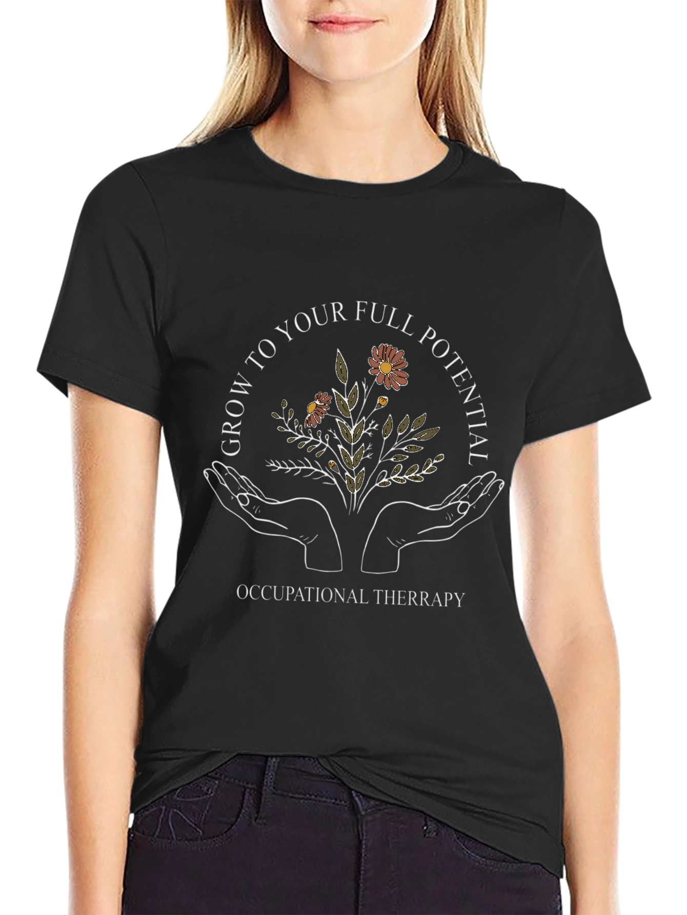 Occupational Therapy T-Shirt - Grow to Your Full Potential