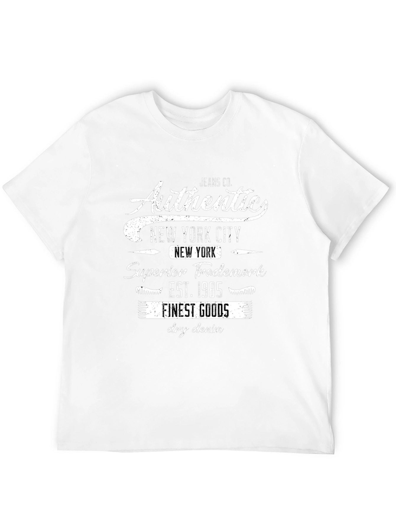 Authentic New York City Black T-Shirt
