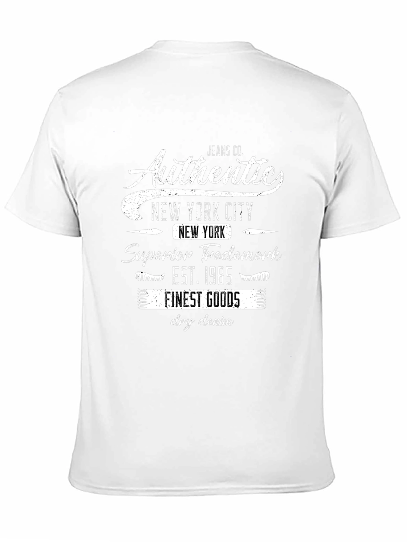 Authentic New York City Black T-Shirt