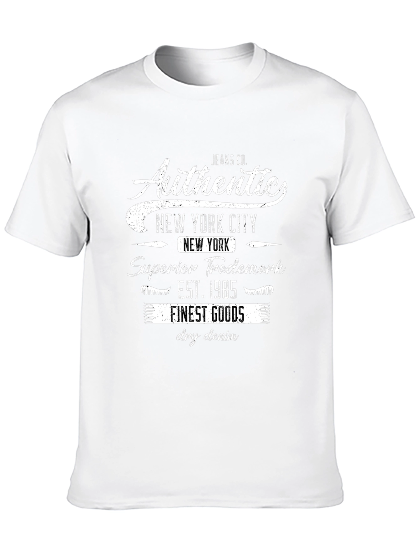Authentic New York City Black T-Shirt