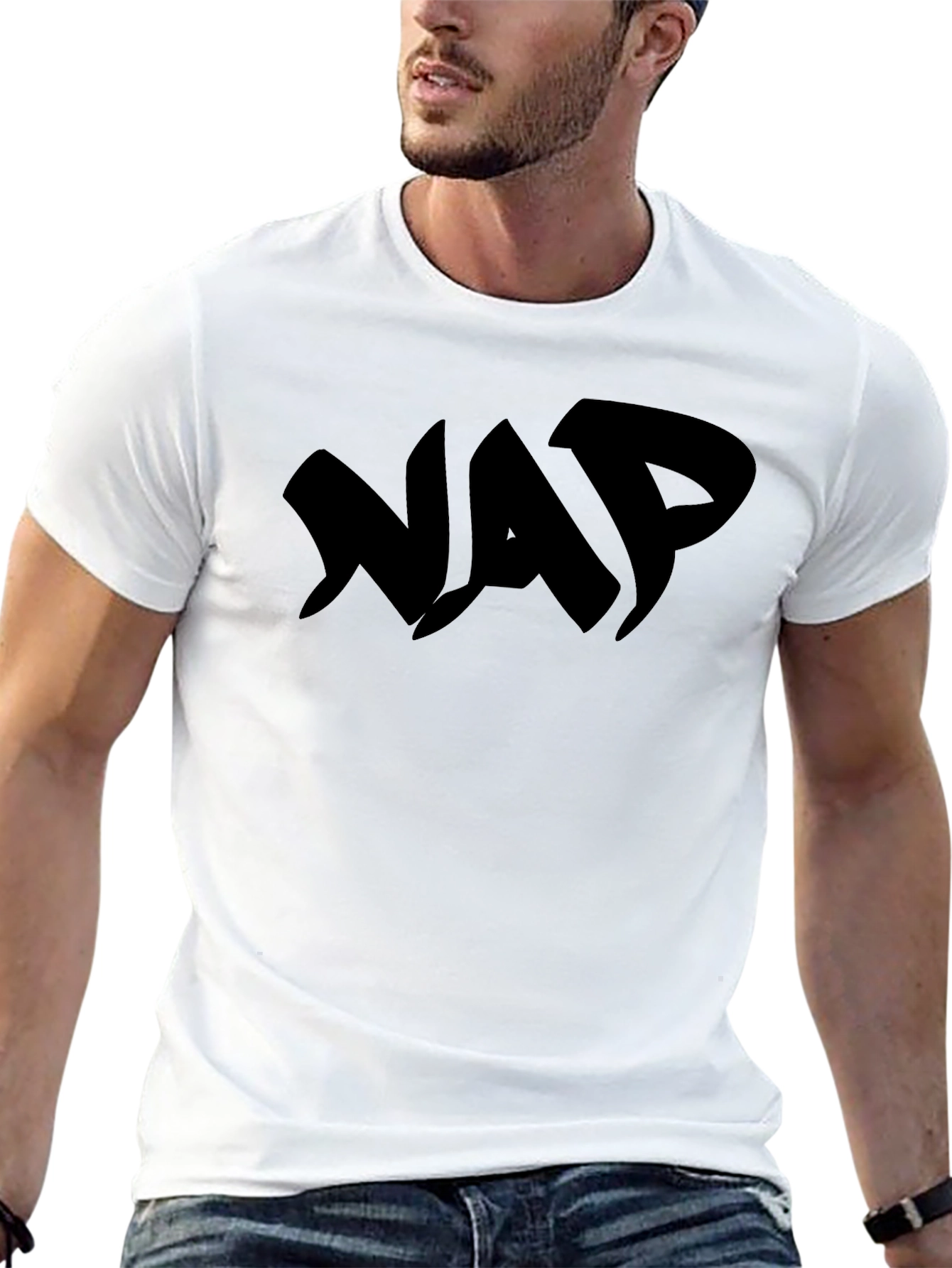 Black NAP Graphic Tee - Streetwear Style