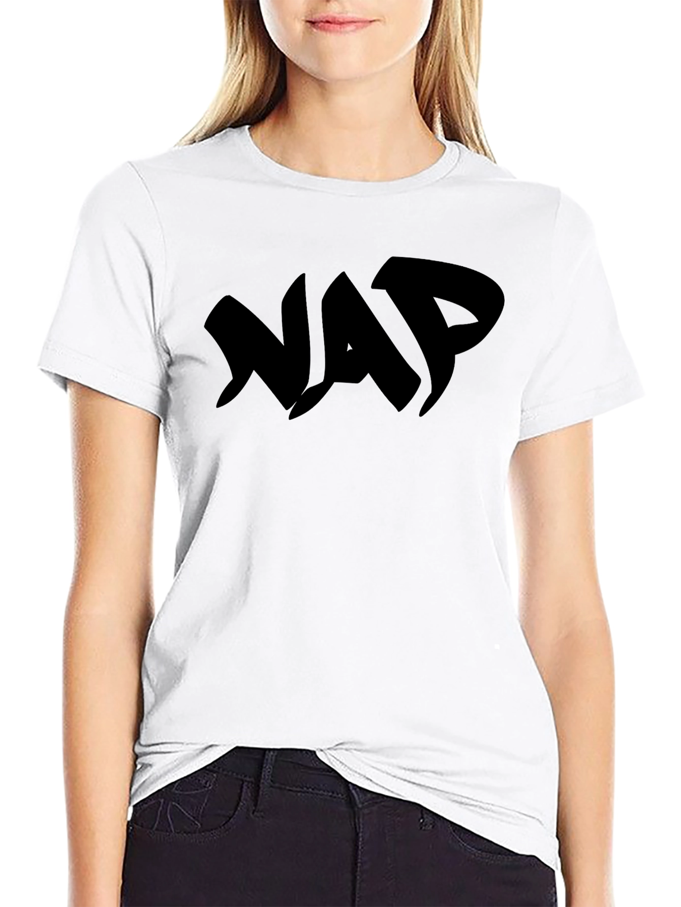 Black NAP Graphic Tee - Streetwear Style