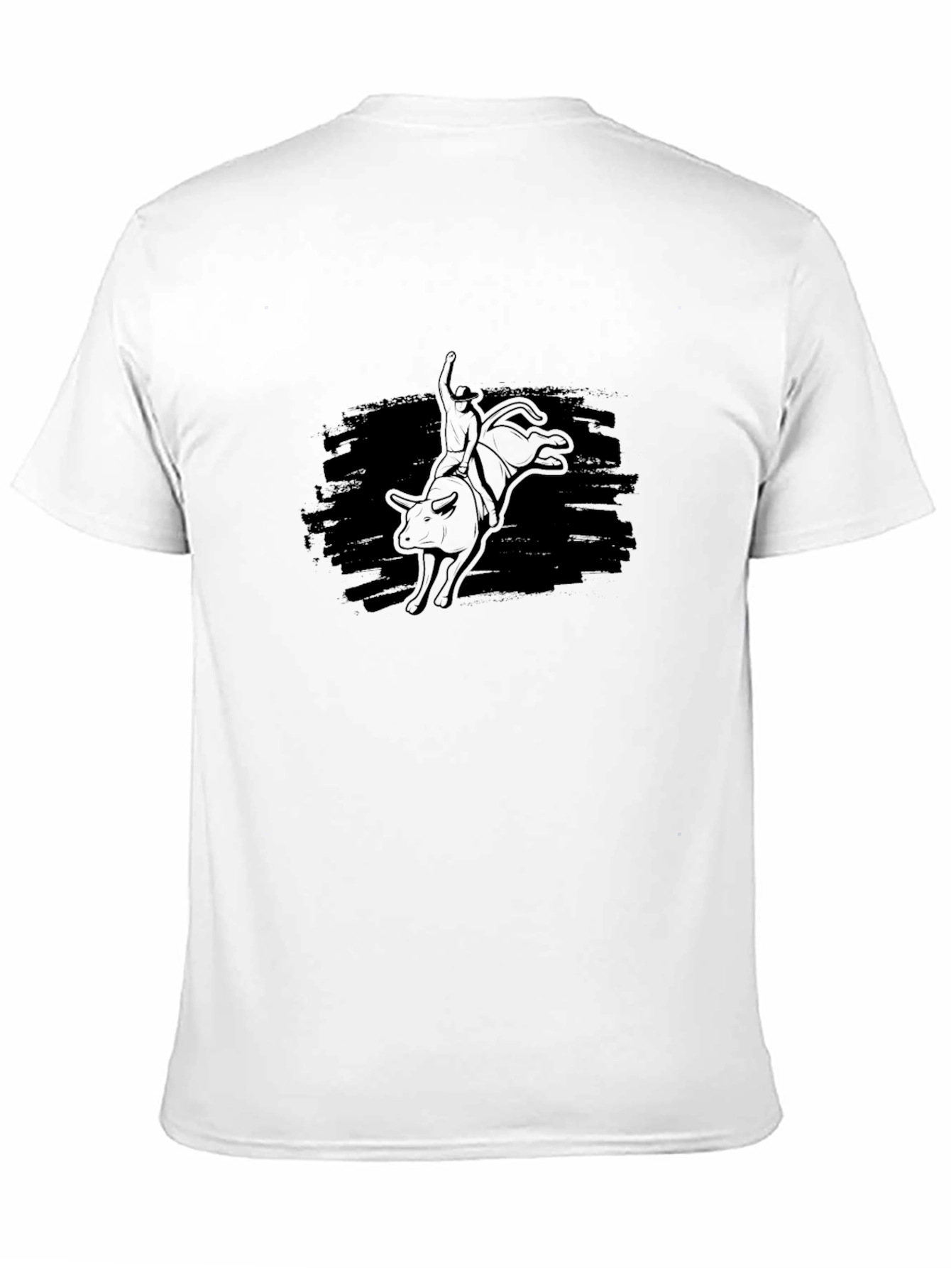 Black Bull Rider Graphic Tee
