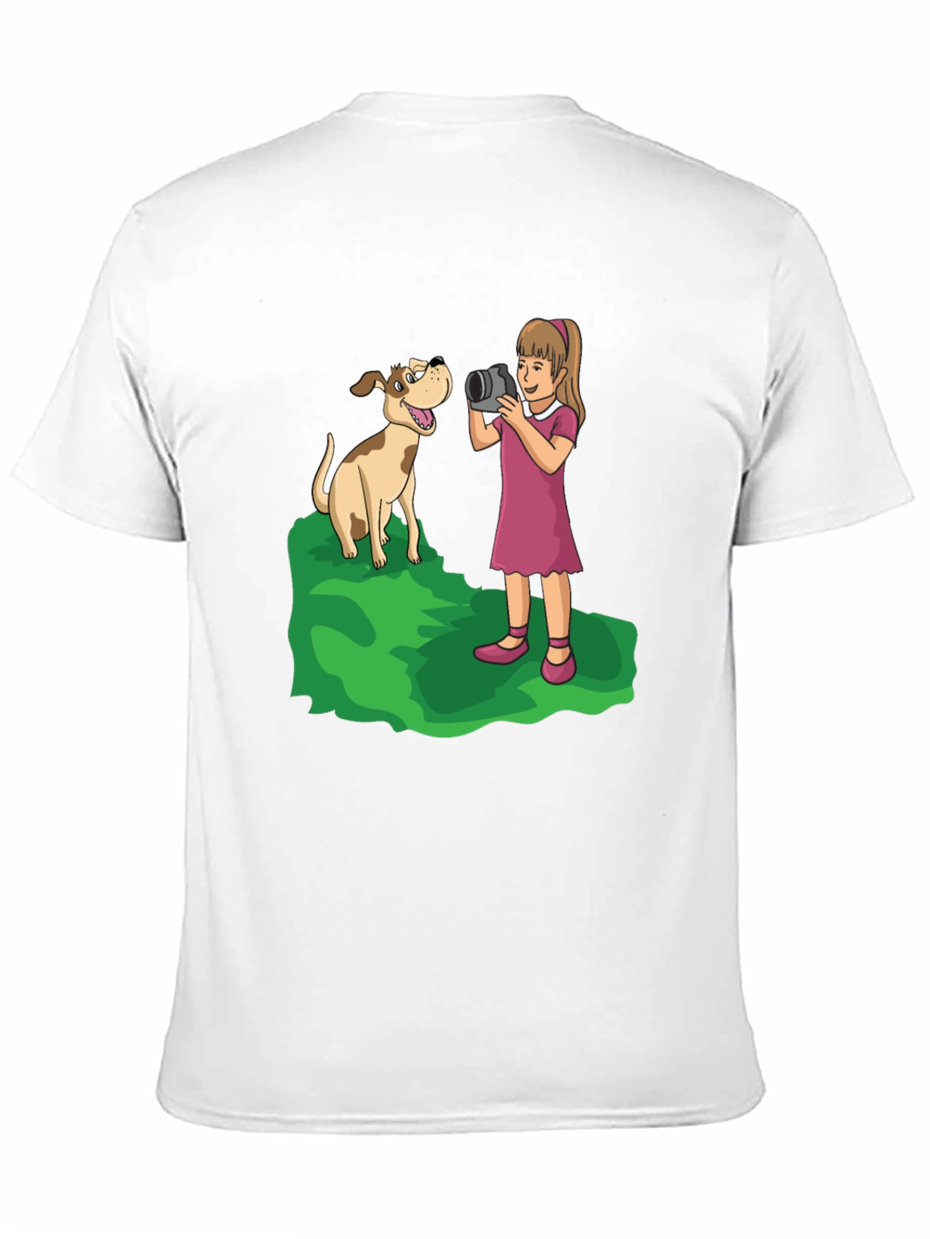 Dog Photographer Cartoon Graphic T-Shirt