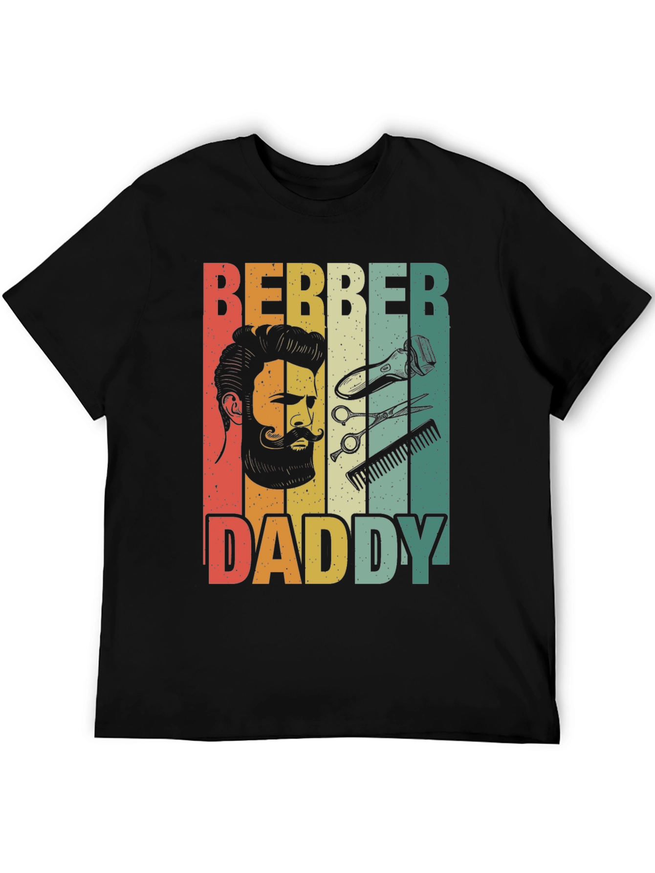 Barber Daddy T-Shirt - Retro Barber Design