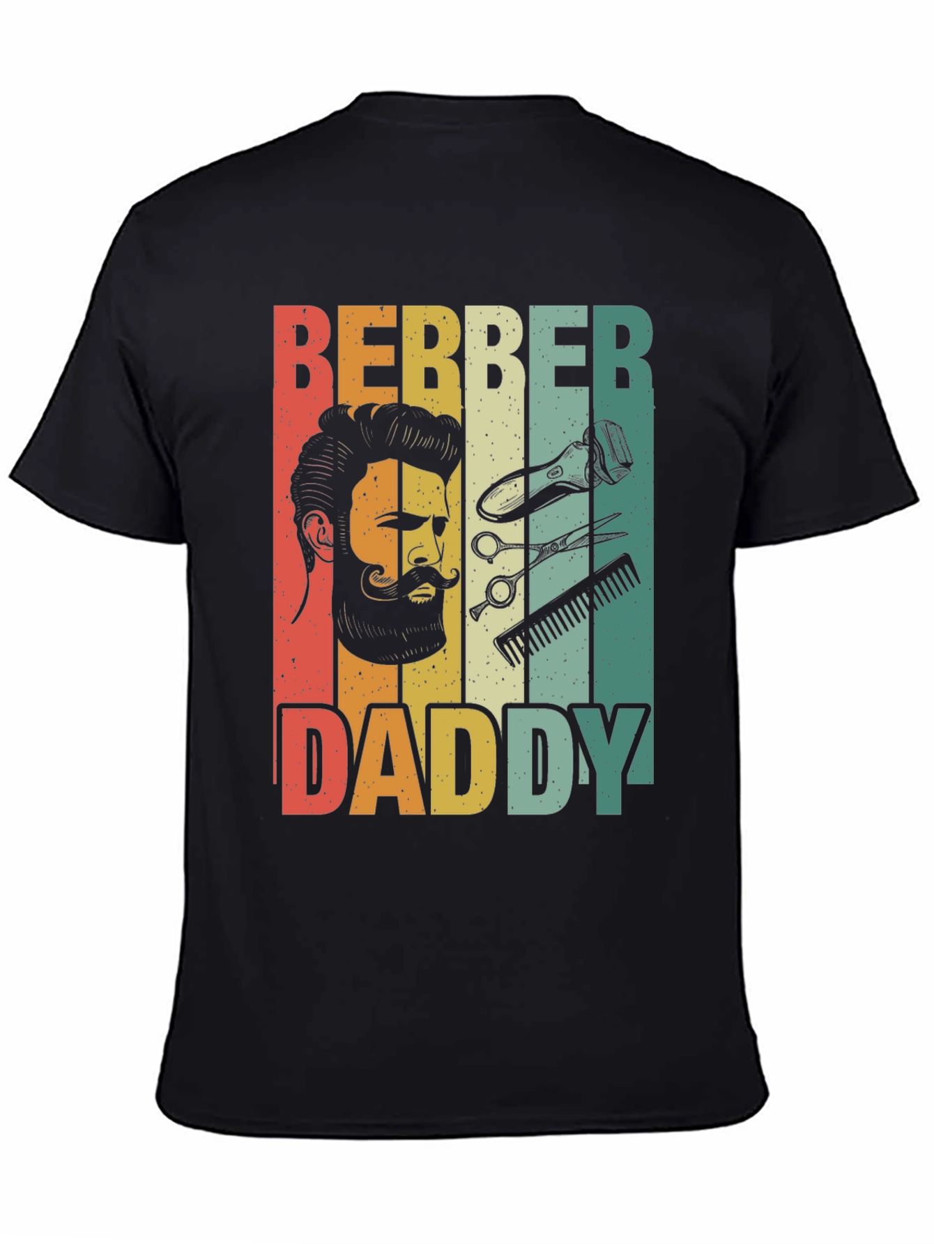 Barber Daddy T-Shirt - Retro Barber Design