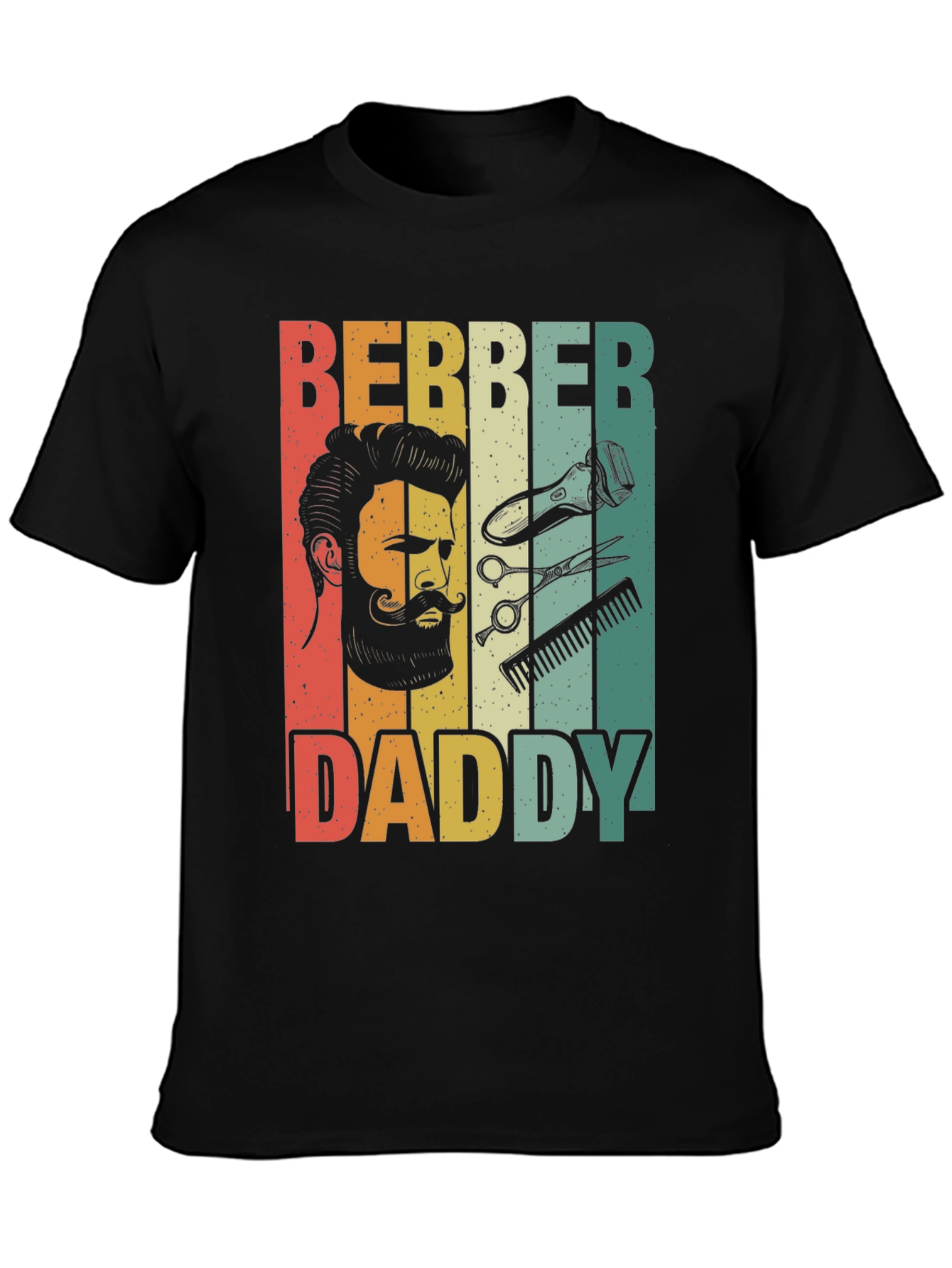 Barber Daddy T-Shirt - Retro Barber Design