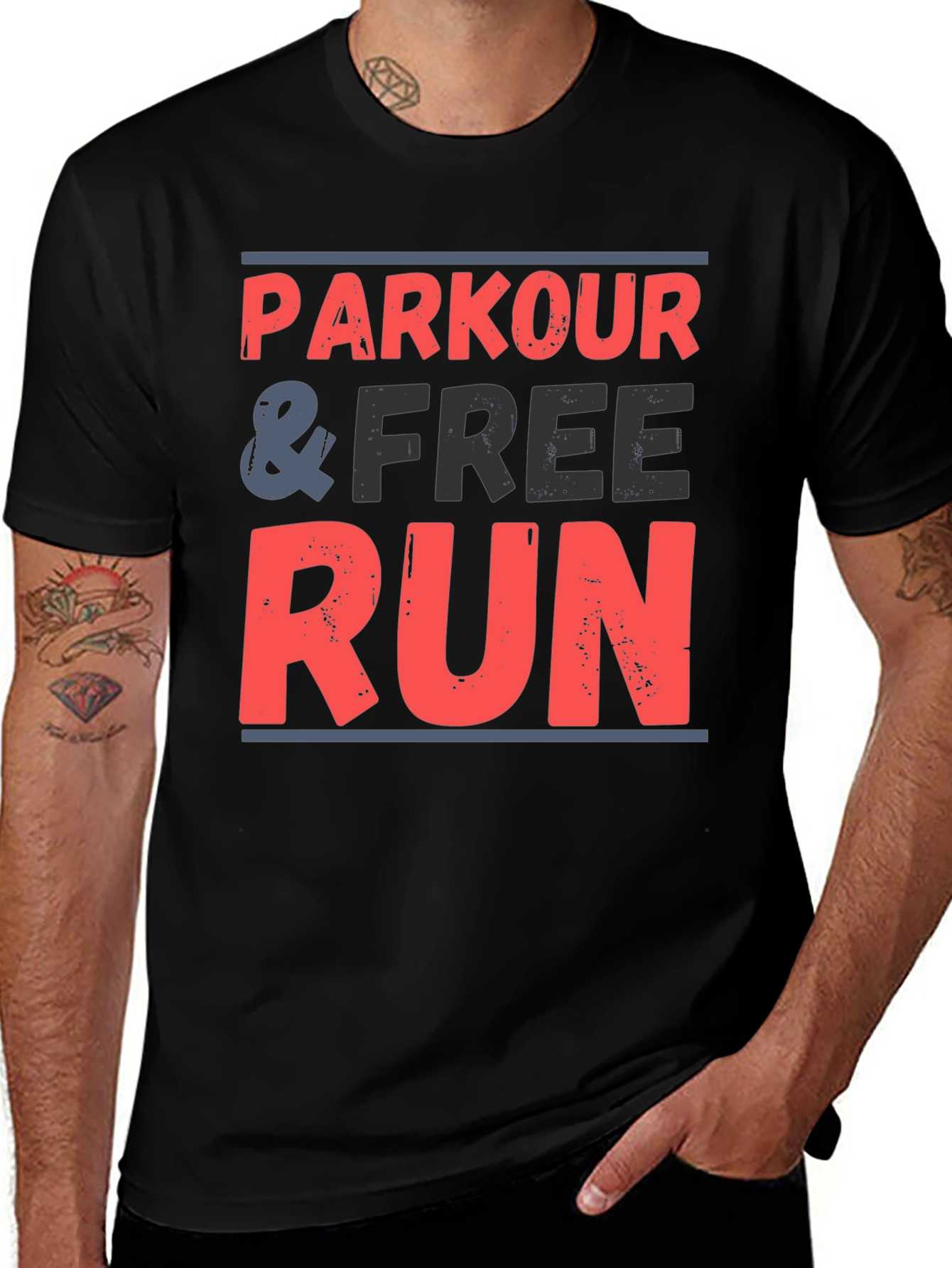 Parkour & Free Run Graphic T-Shirt