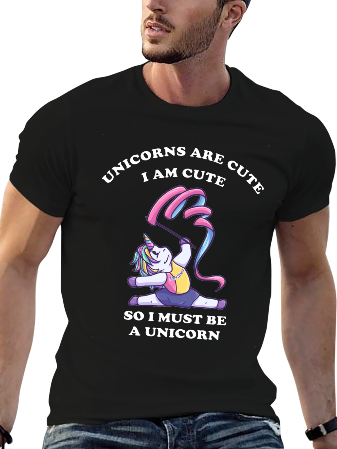 Cute Unicorn Gymnastics T-Shirt