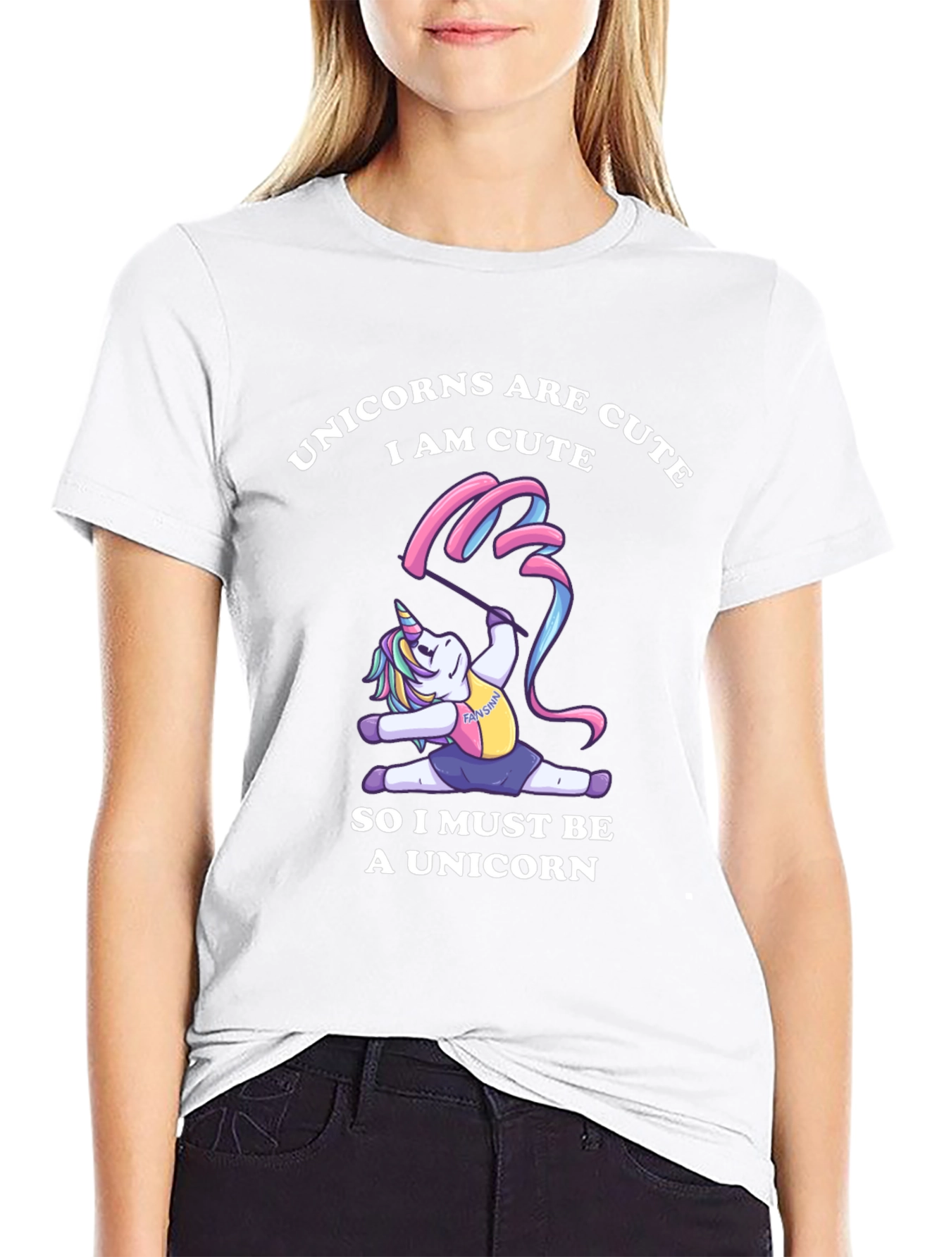 Cute Unicorn Gymnastics T-Shirt
