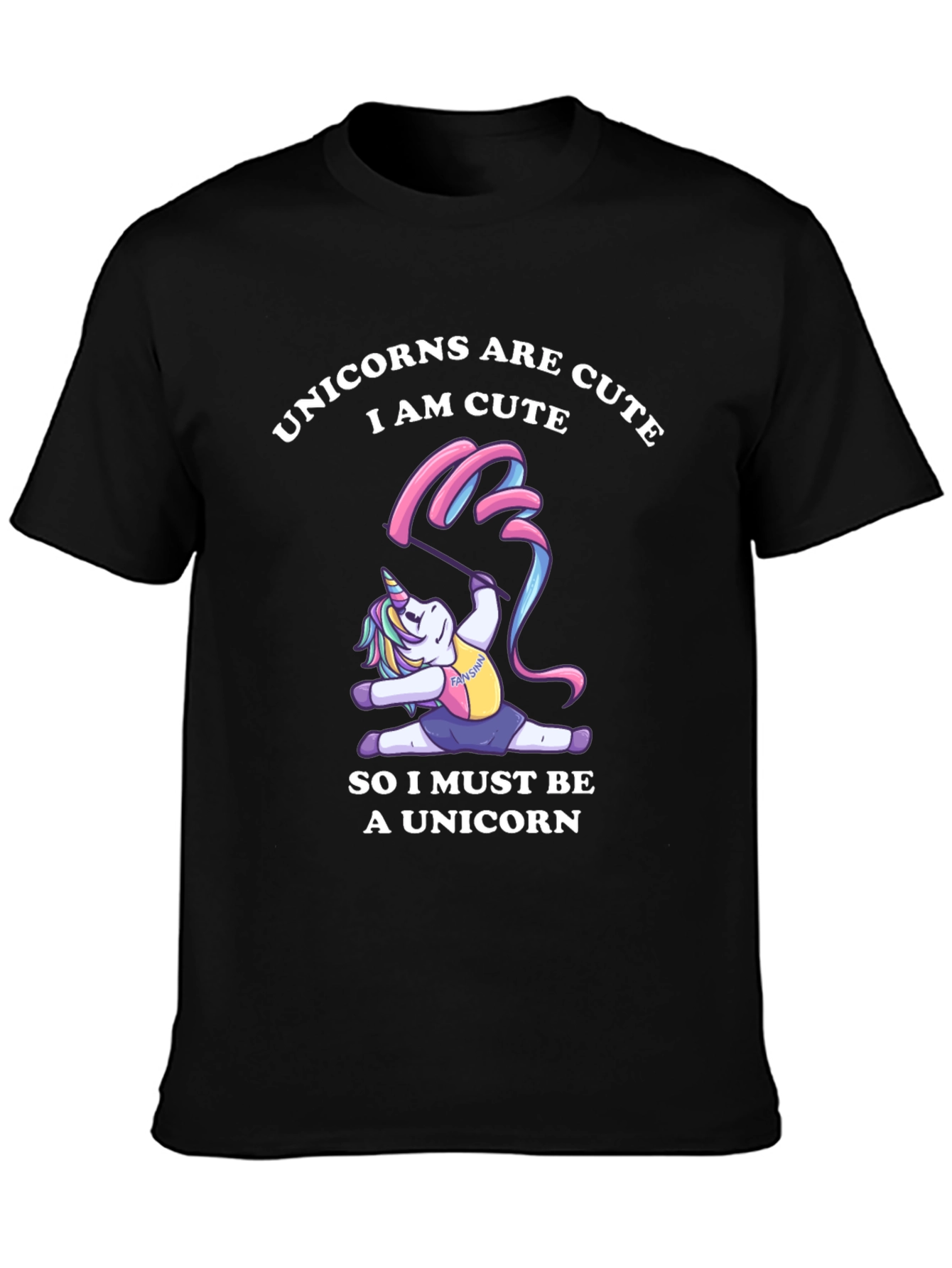 Cute Unicorn Gymnastics T-Shirt