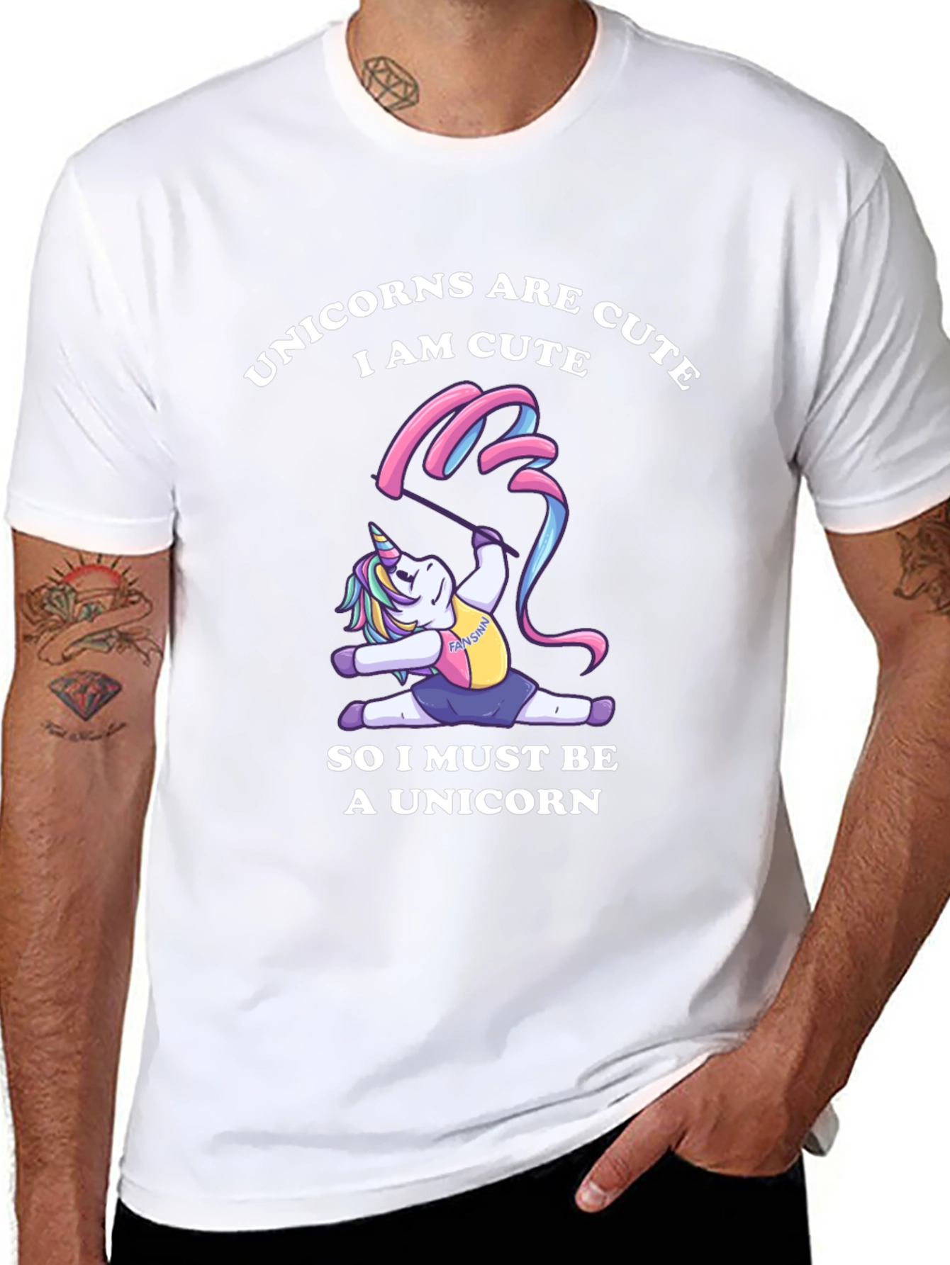 Cute Unicorn Gymnastics T-Shirt