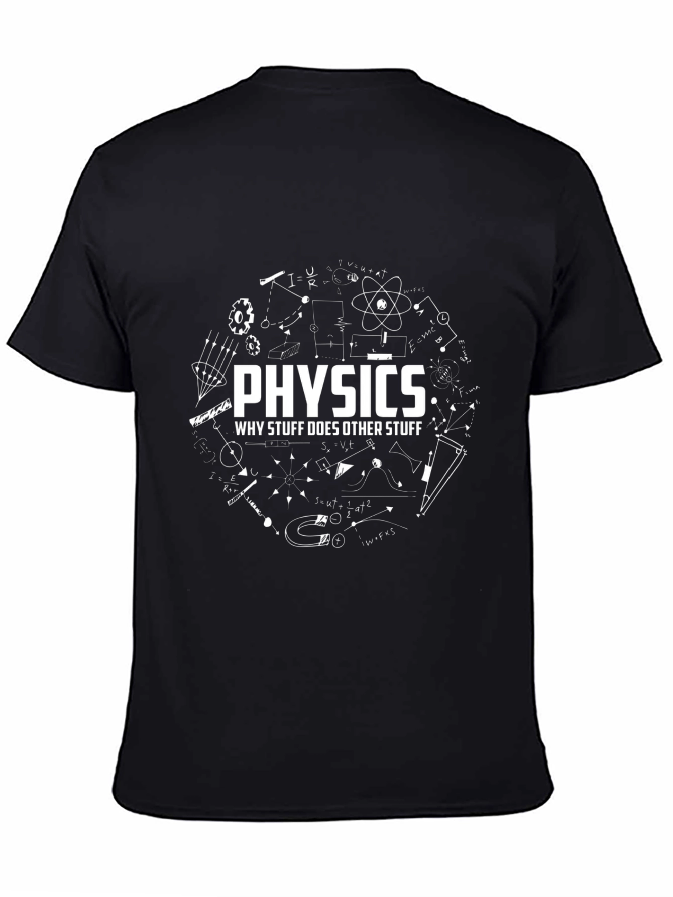 Physics T-Shirt: Why Stuff Does Other Stuff