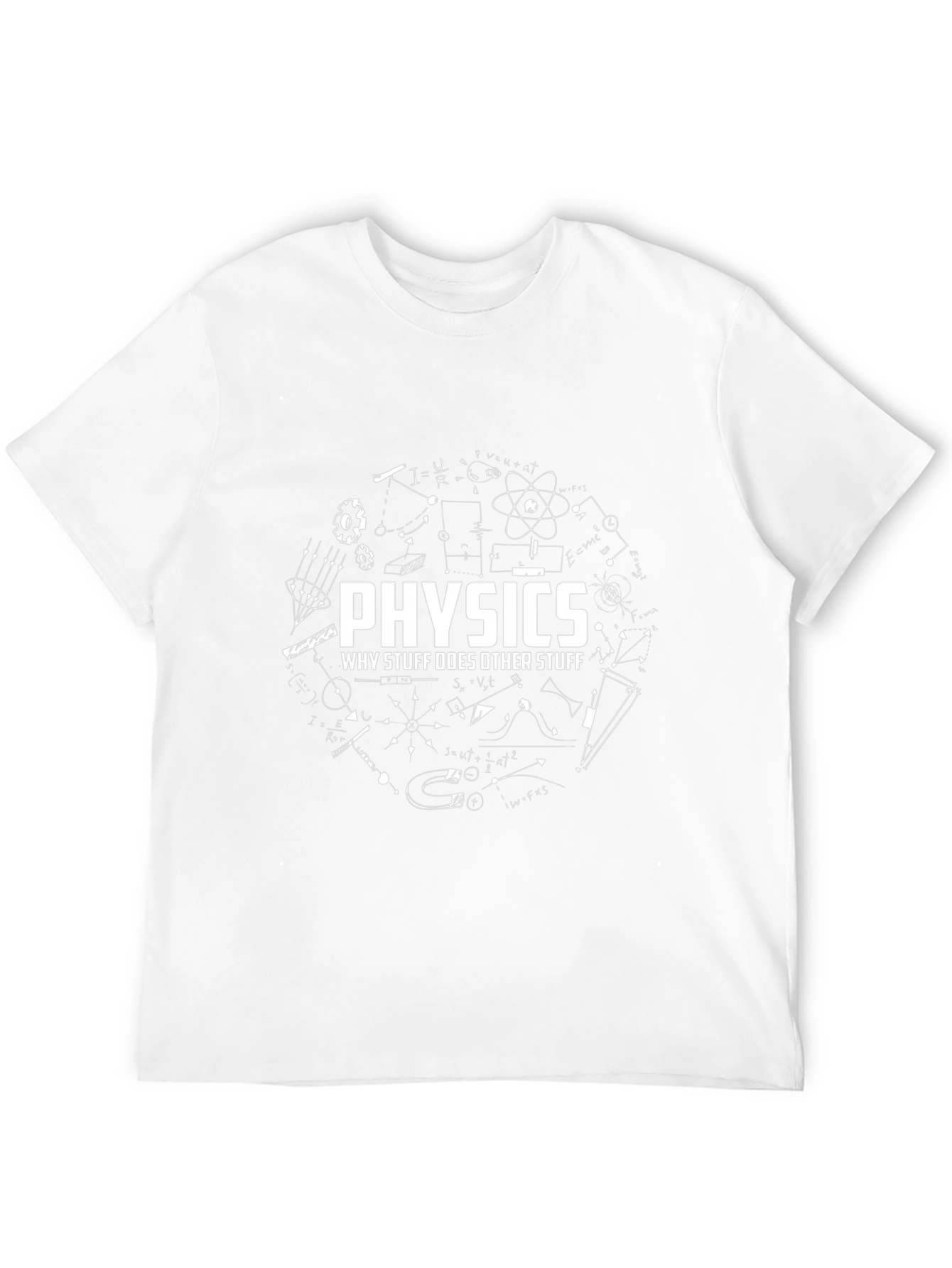 Physics T-Shirt: Why Stuff Does Other Stuff