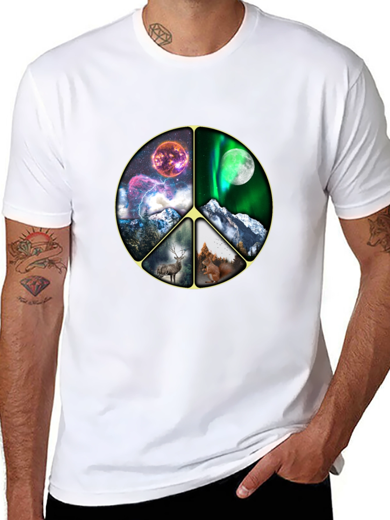 Nature Peace Sign T-Shirt