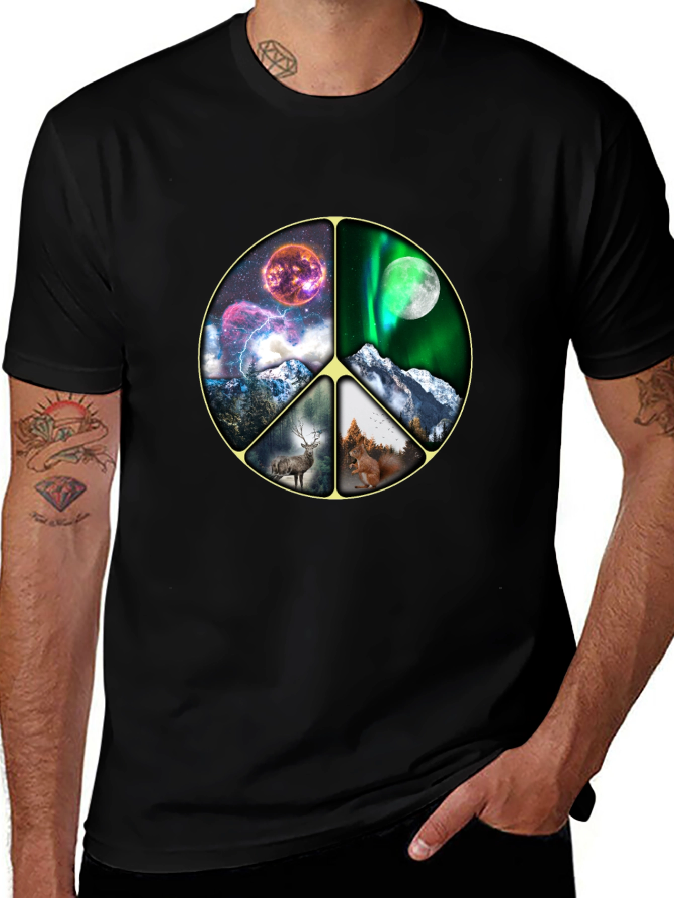 Nature Peace Sign T-Shirt