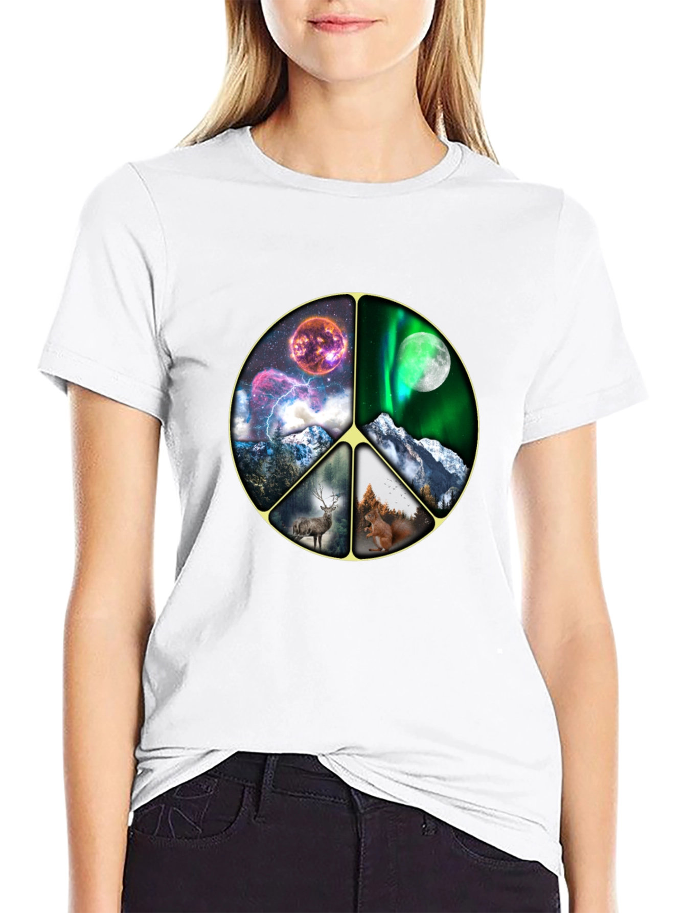 Nature Peace Sign T-Shirt