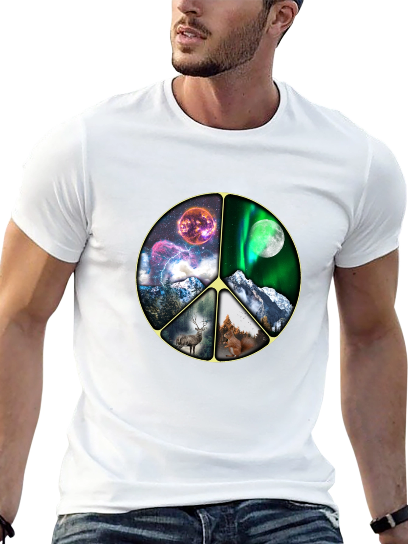 Nature Peace Sign T-Shirt